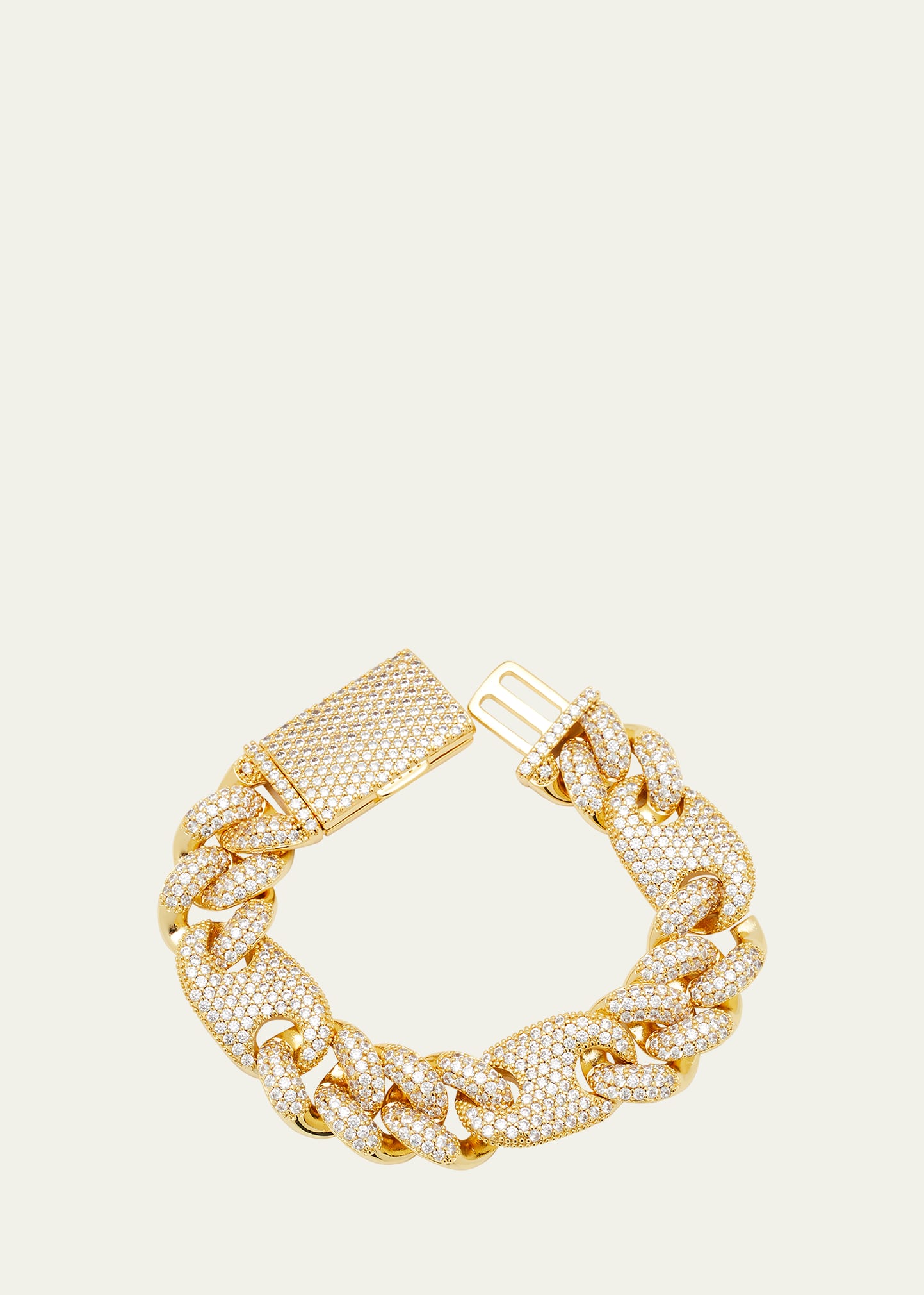 Toscano Pavé Curb Chain Bracelet