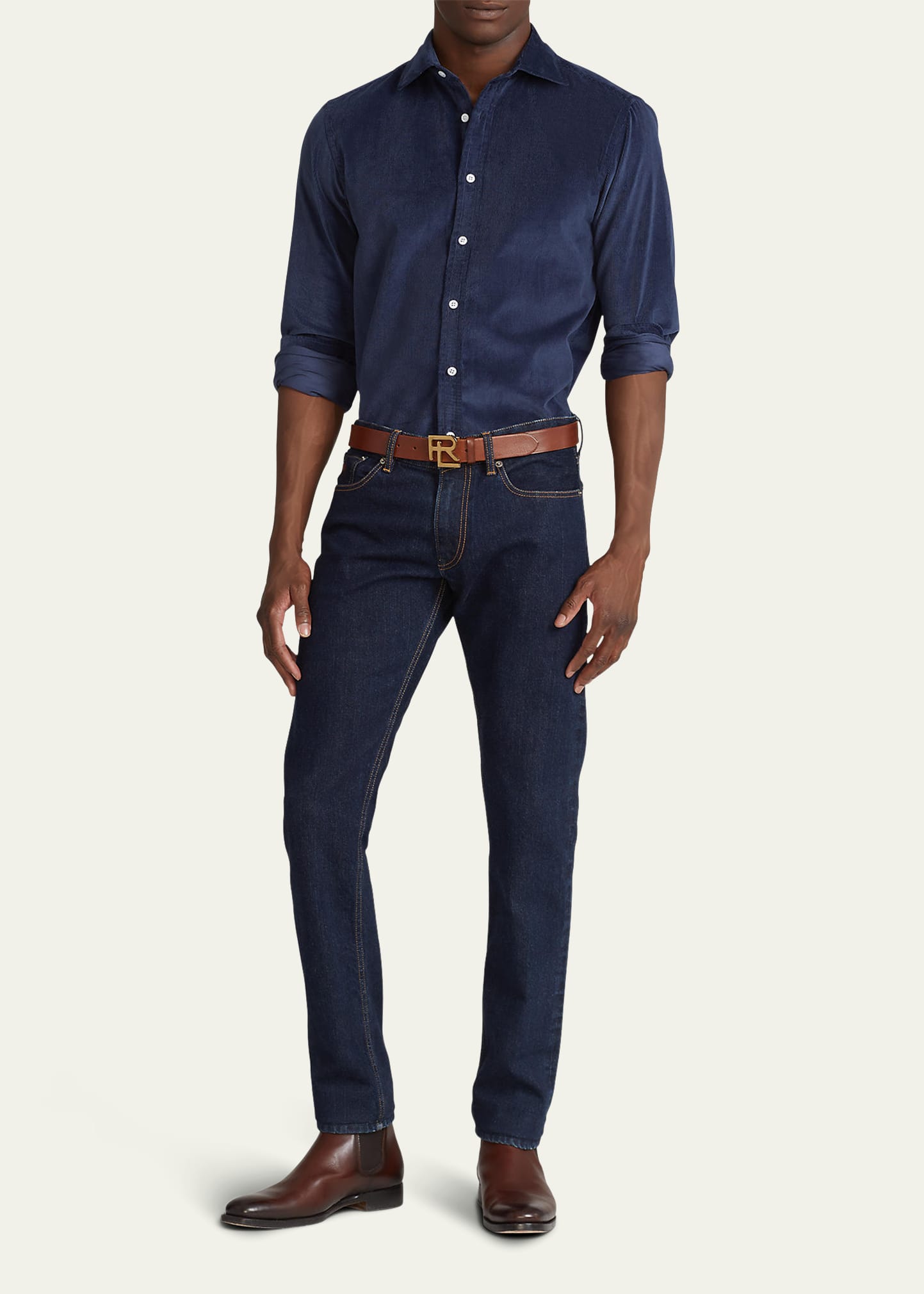 Men's Fine-Wale Corduroy Shirt