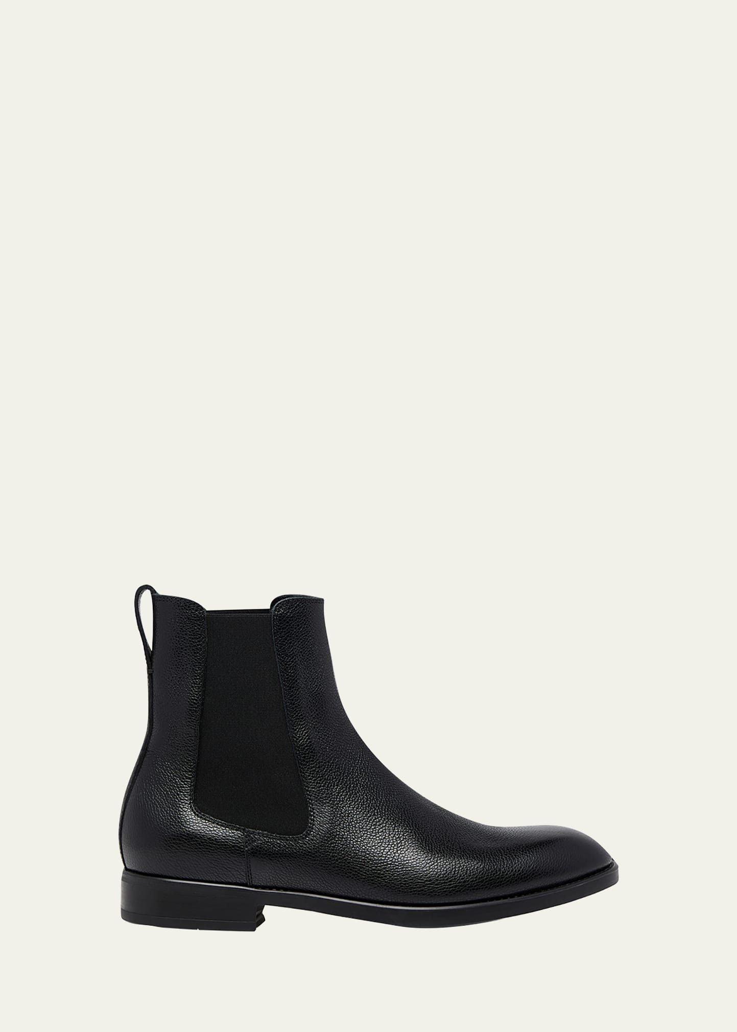 Shop Tom Ford Men's Robert Leather Chelsea Boots In Black
