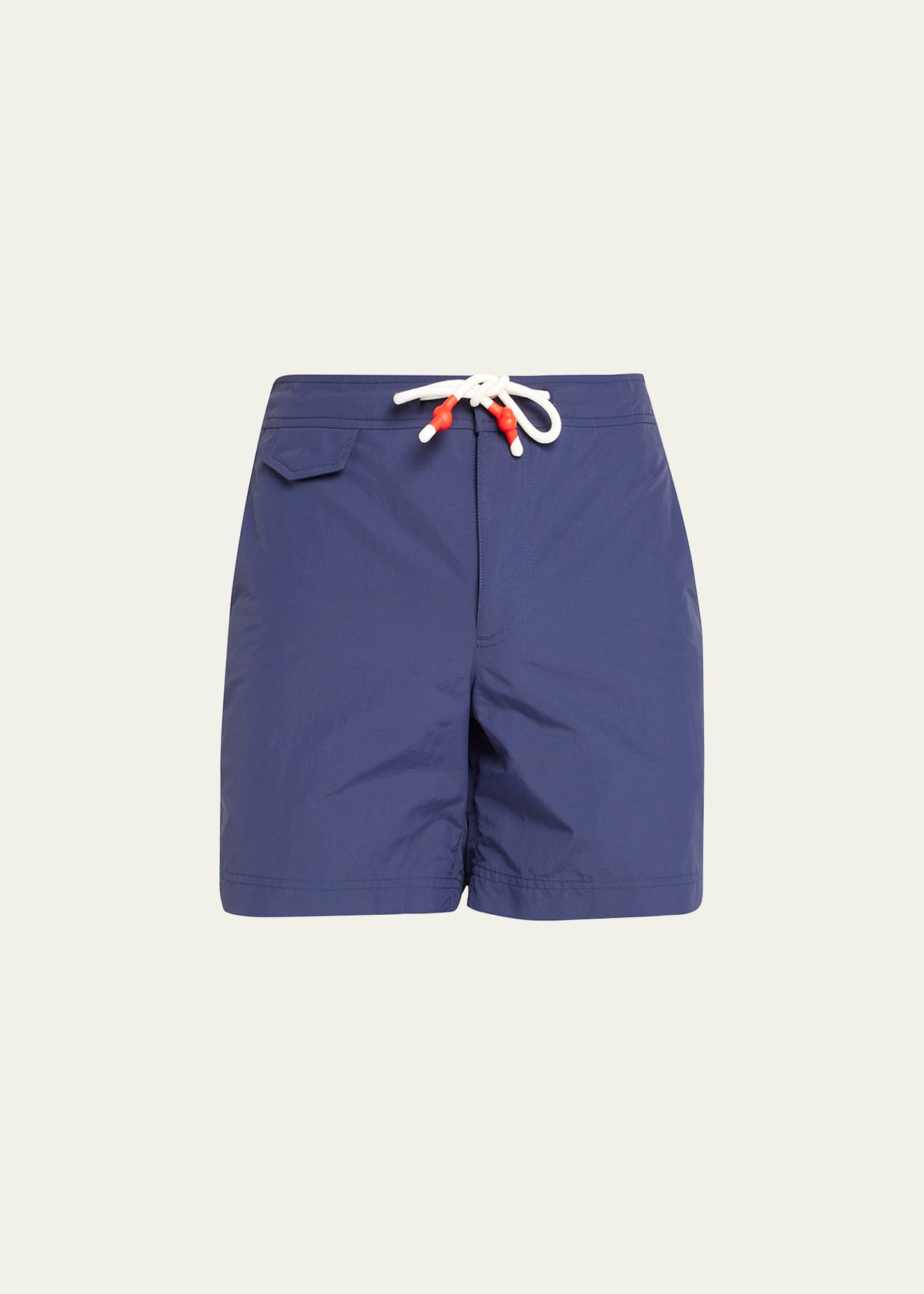 Men's Drawstring Mid-Length Swim Shorts