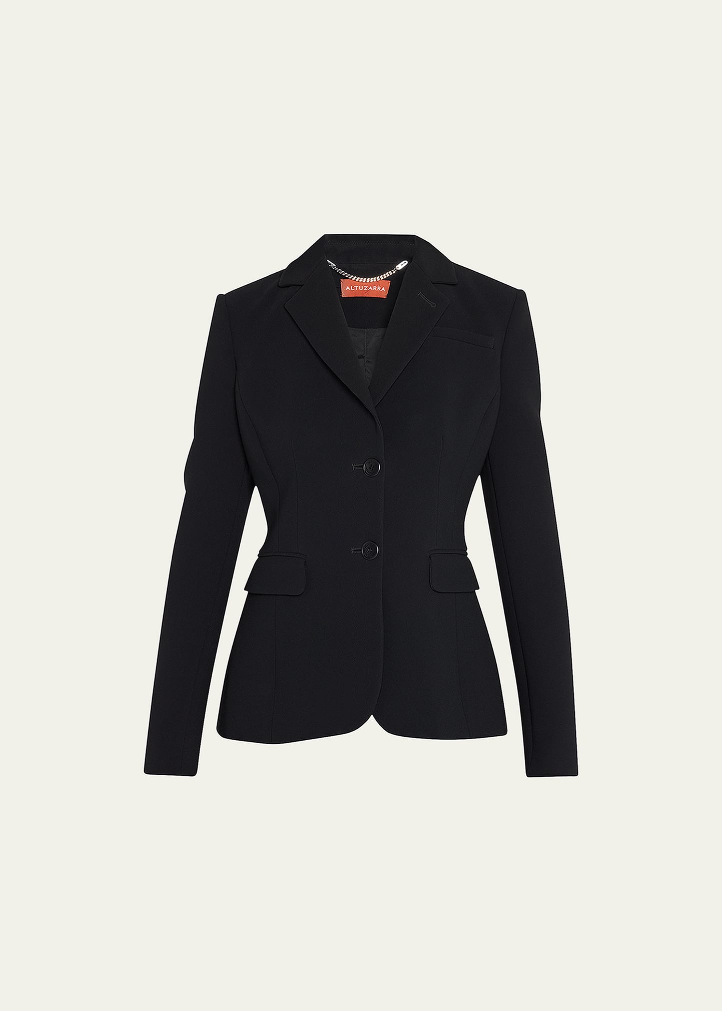 Altuzarra Fenice Two-button Jacket In Black