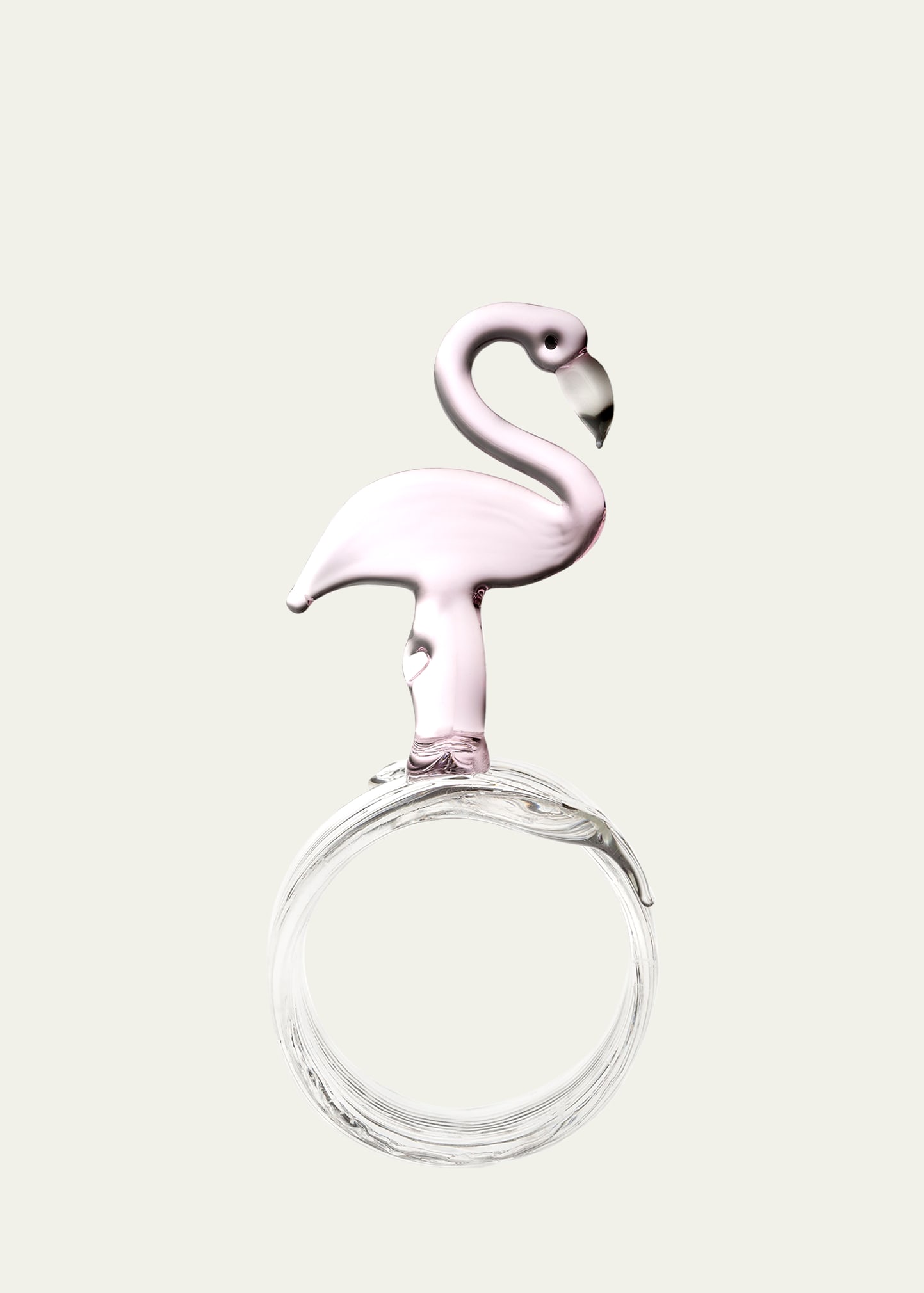 Casarialto Flamingo Napkin Ring In Multi