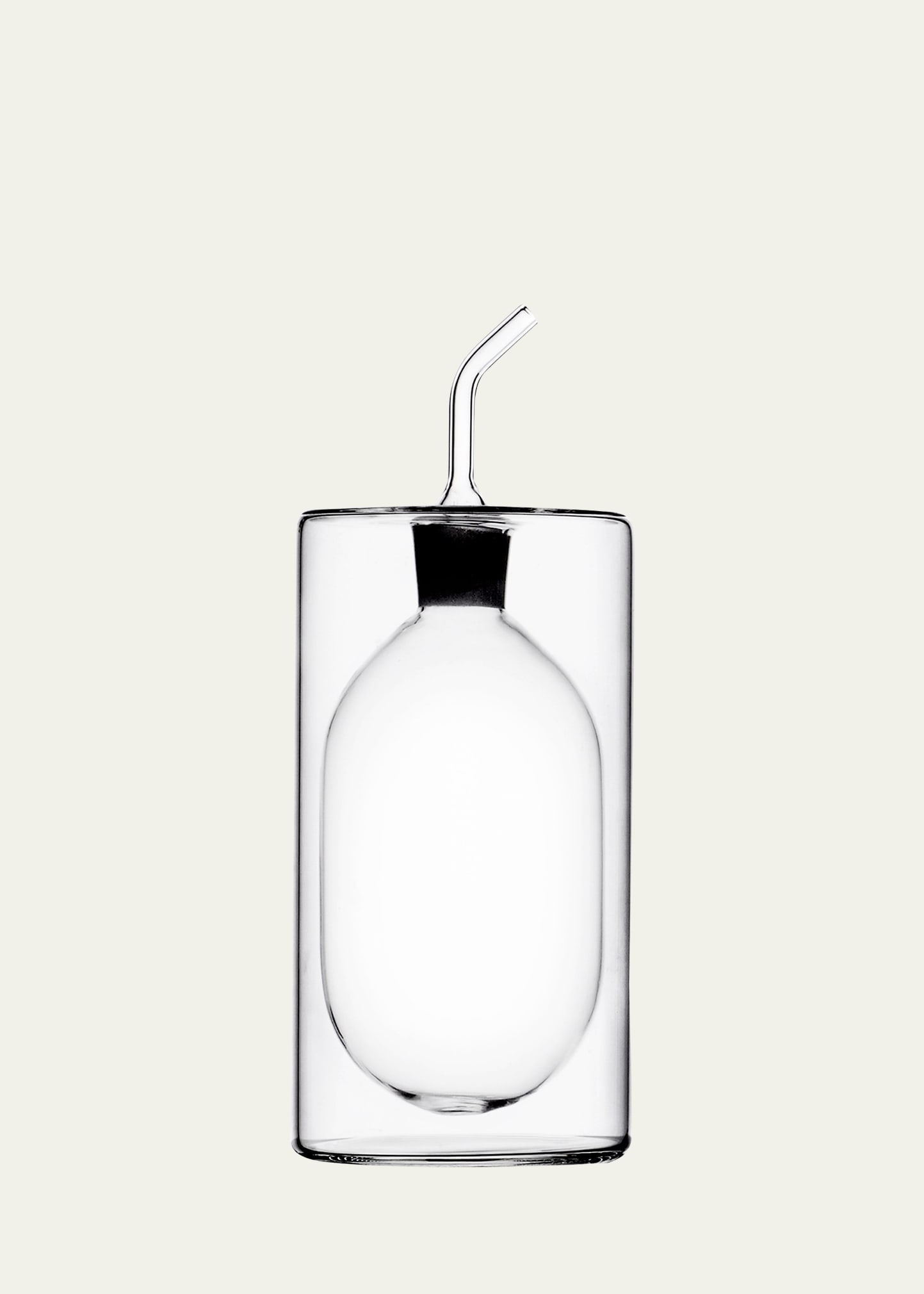 Ichendorf Cilindro Double-walled Olive Oil Bottle In Clear