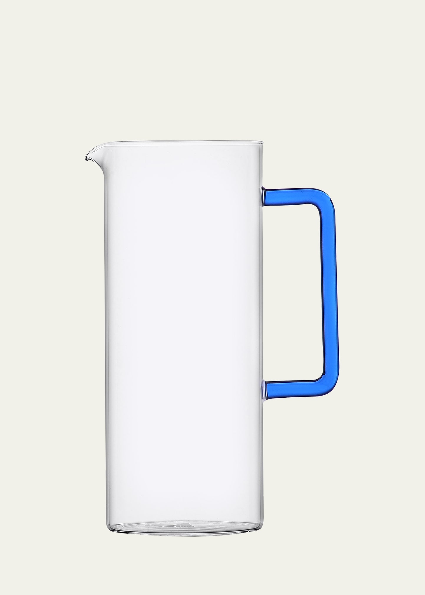 Tube Color Jug with Blue Handle