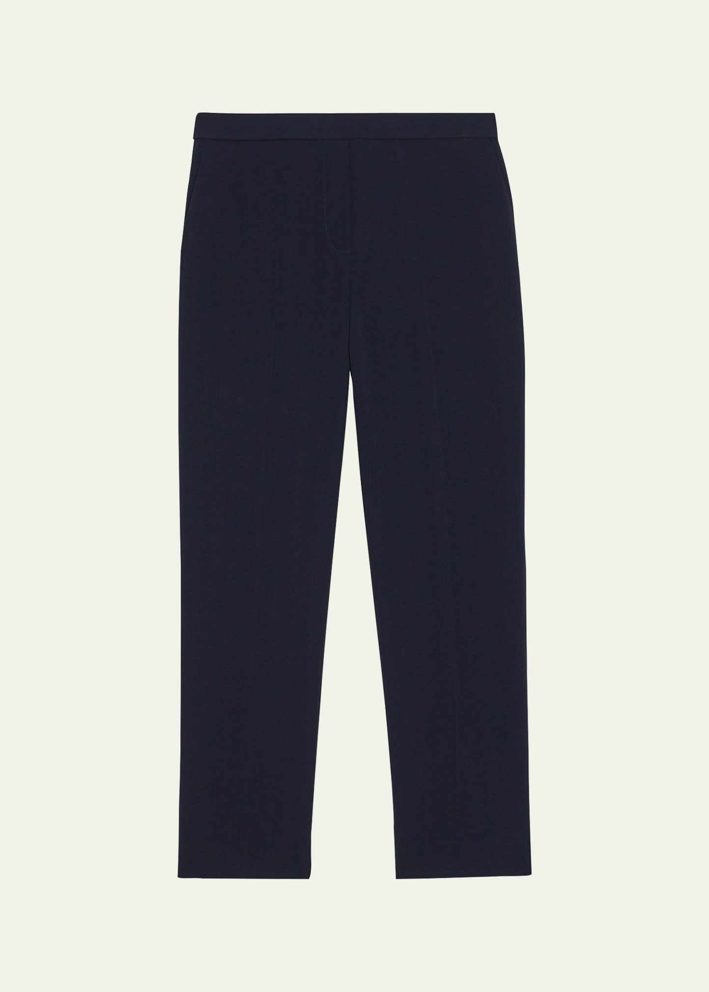 Shop Theory Treeca Slim-leg Pull-on Pants In Nocturne Navy
