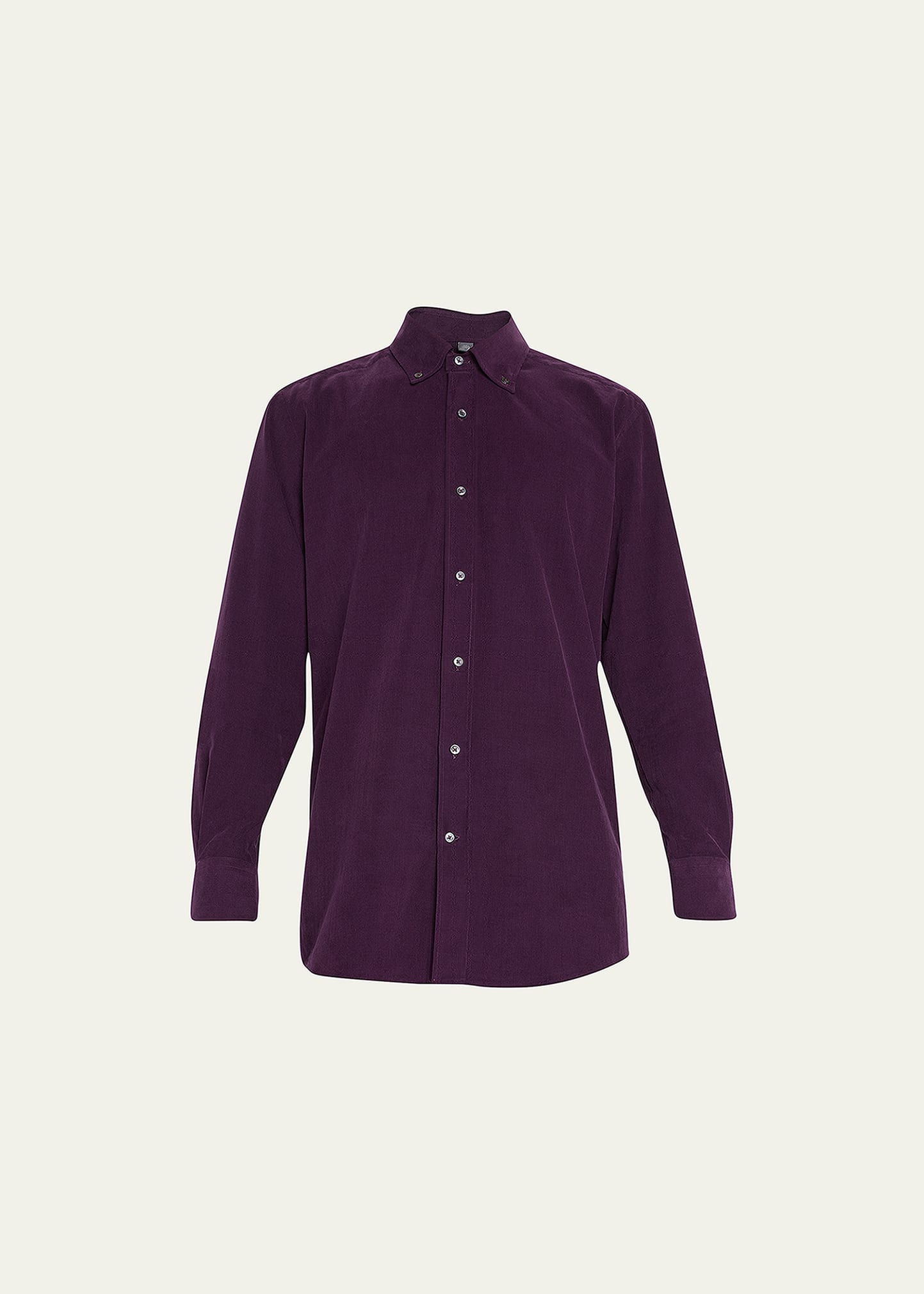Bergdorf Goodman Men's Micro-corduroy Sport Shirt In Purple