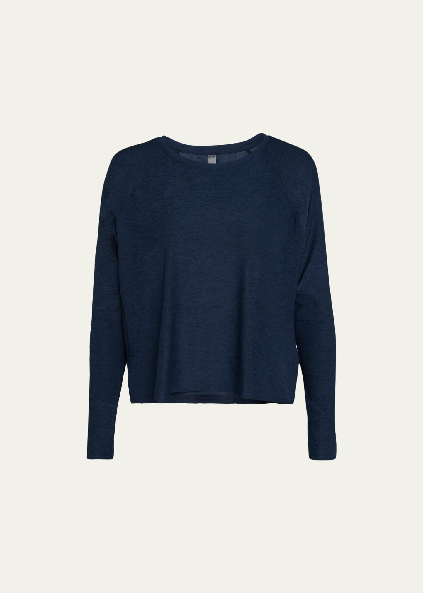 Beyond Yoga Featherweight Daydreamer Pullover In Nocturnal Navy