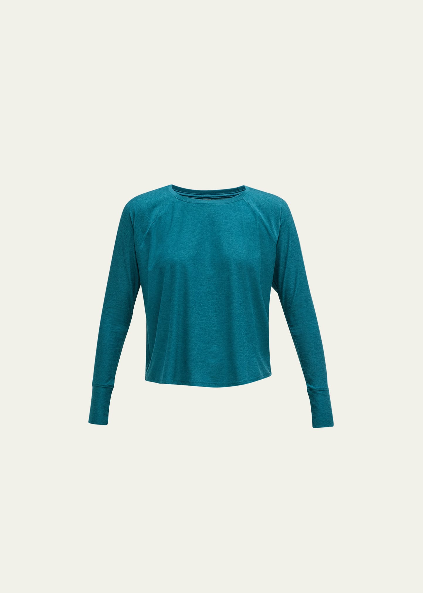 Beyond Yoga Featherweight Daydreamer Pullover In Forest Green - Pi