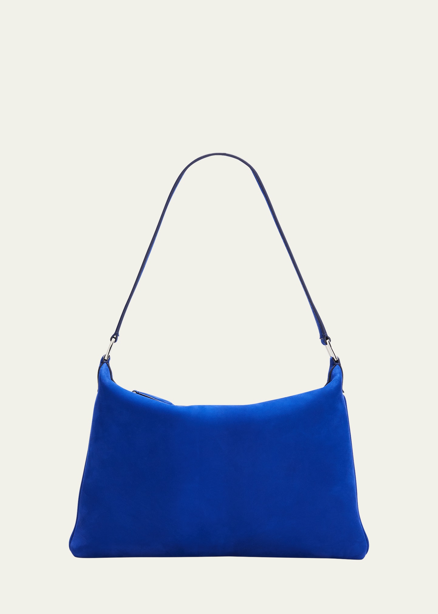 The Row Morgan Small Shoulder Bag In Leather In Cobpl Cobalt Pld | ModeSens