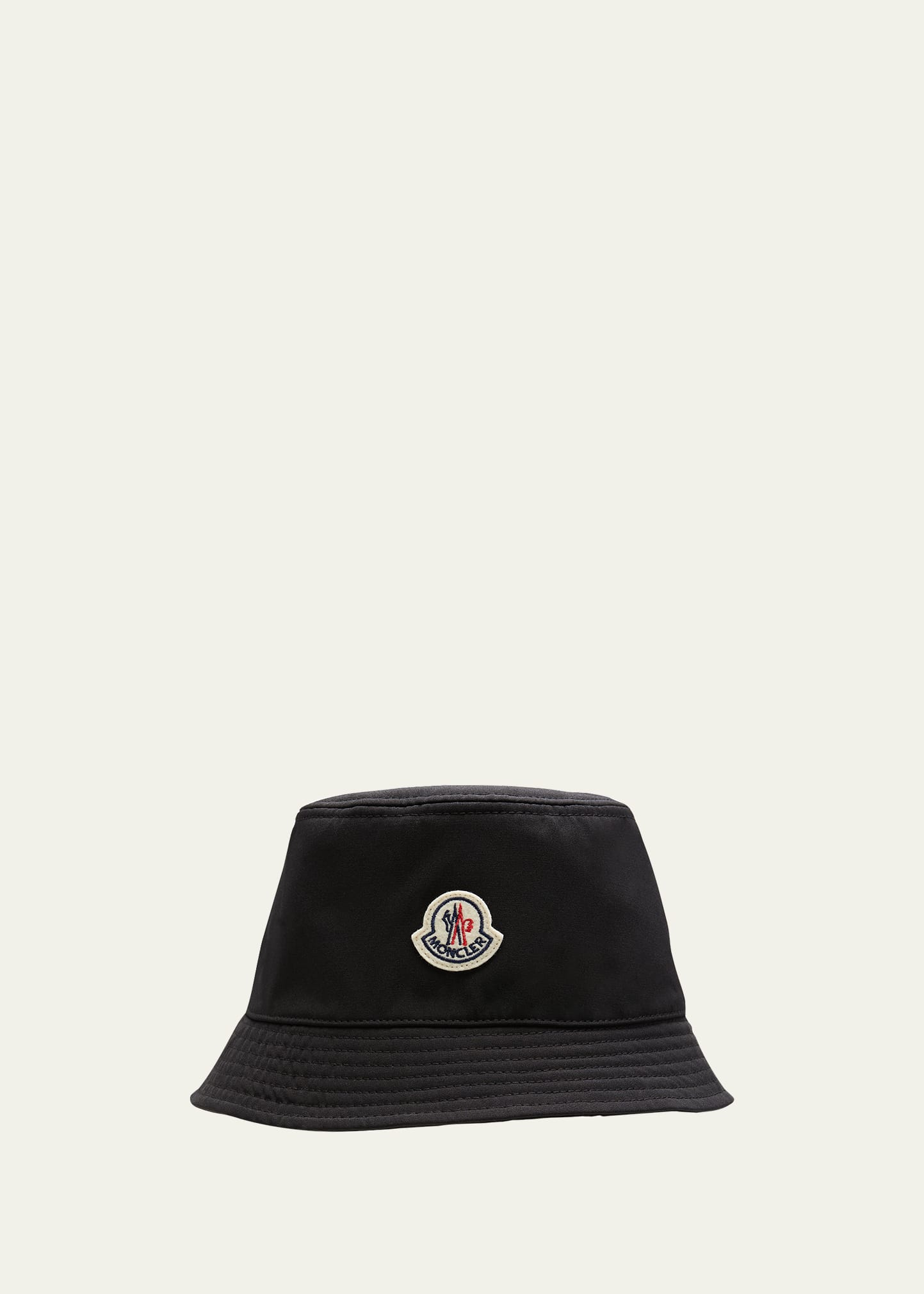 Shop Moncler Logo Detail Bucket Hat In Black