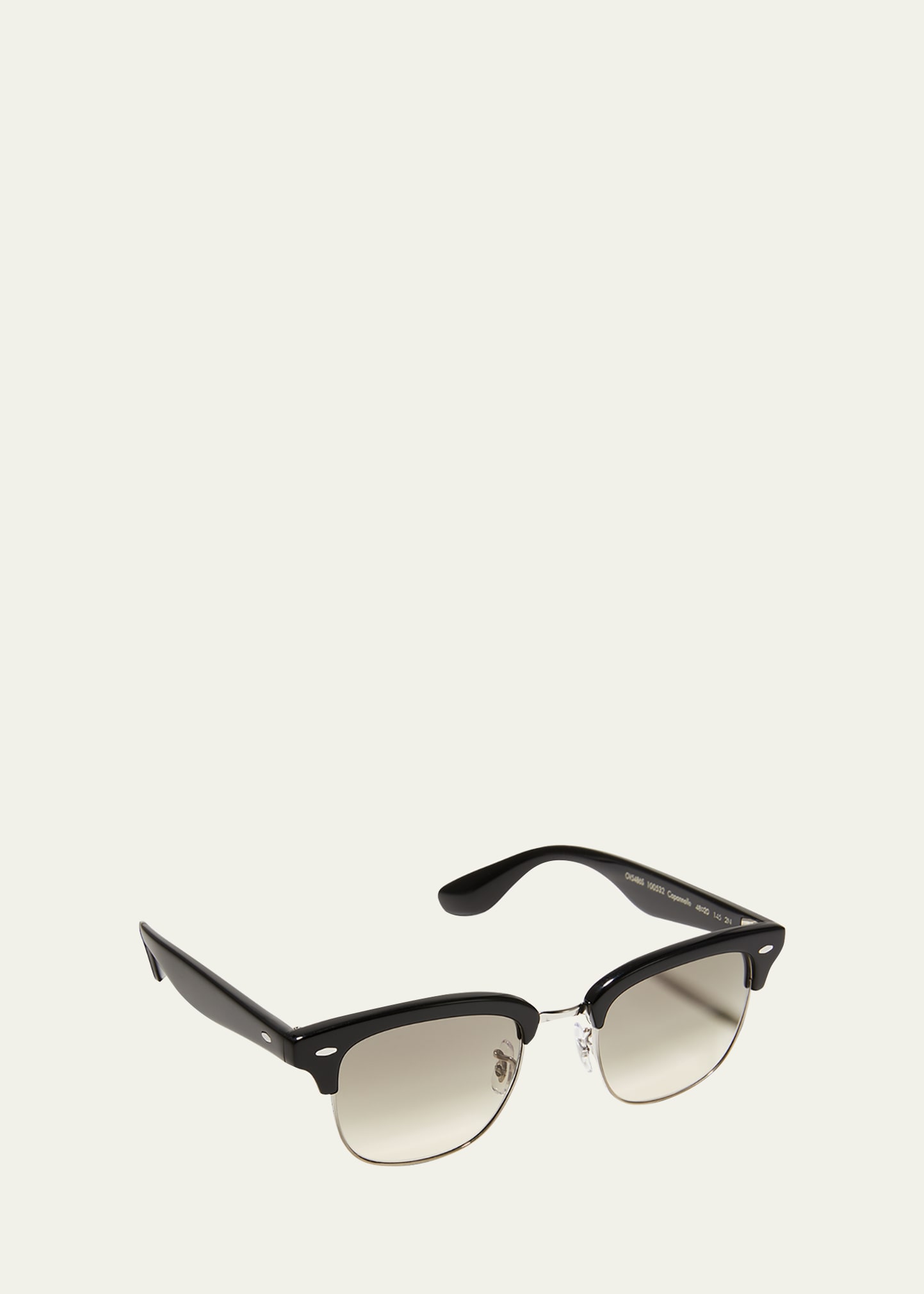 Brunello Cucinelli & Oliver Peoples Men's Capannelle Sun 48 Gradient Lens Oval Sunglasses