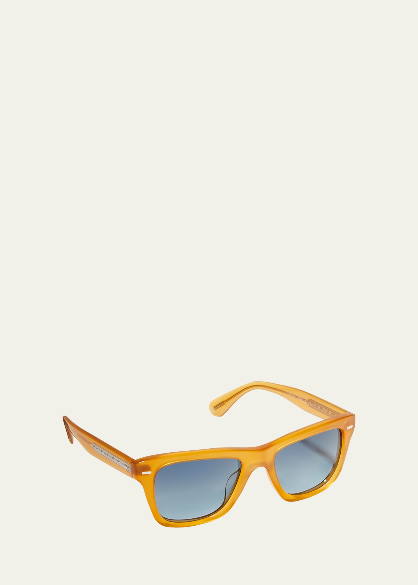 Men's Oliver Sun 51 Polarized Lens Square Sunglasses