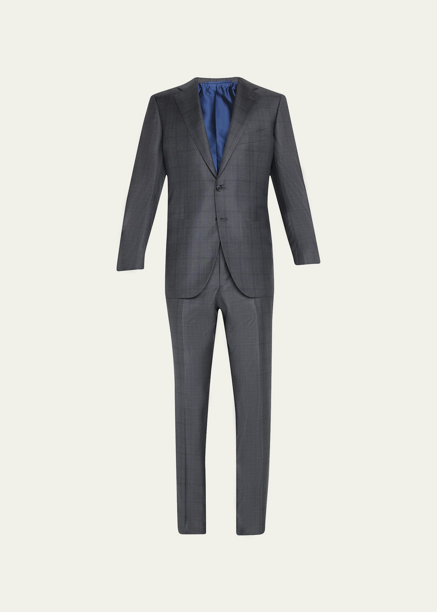 Cesare Attolini Men's Plaid Wool-Cashmere Suit