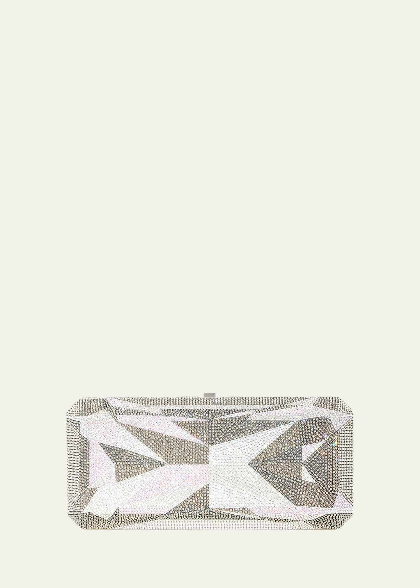 Judith Leiber Couture Rectangle Radiant Crystal Slim Clutch Bag