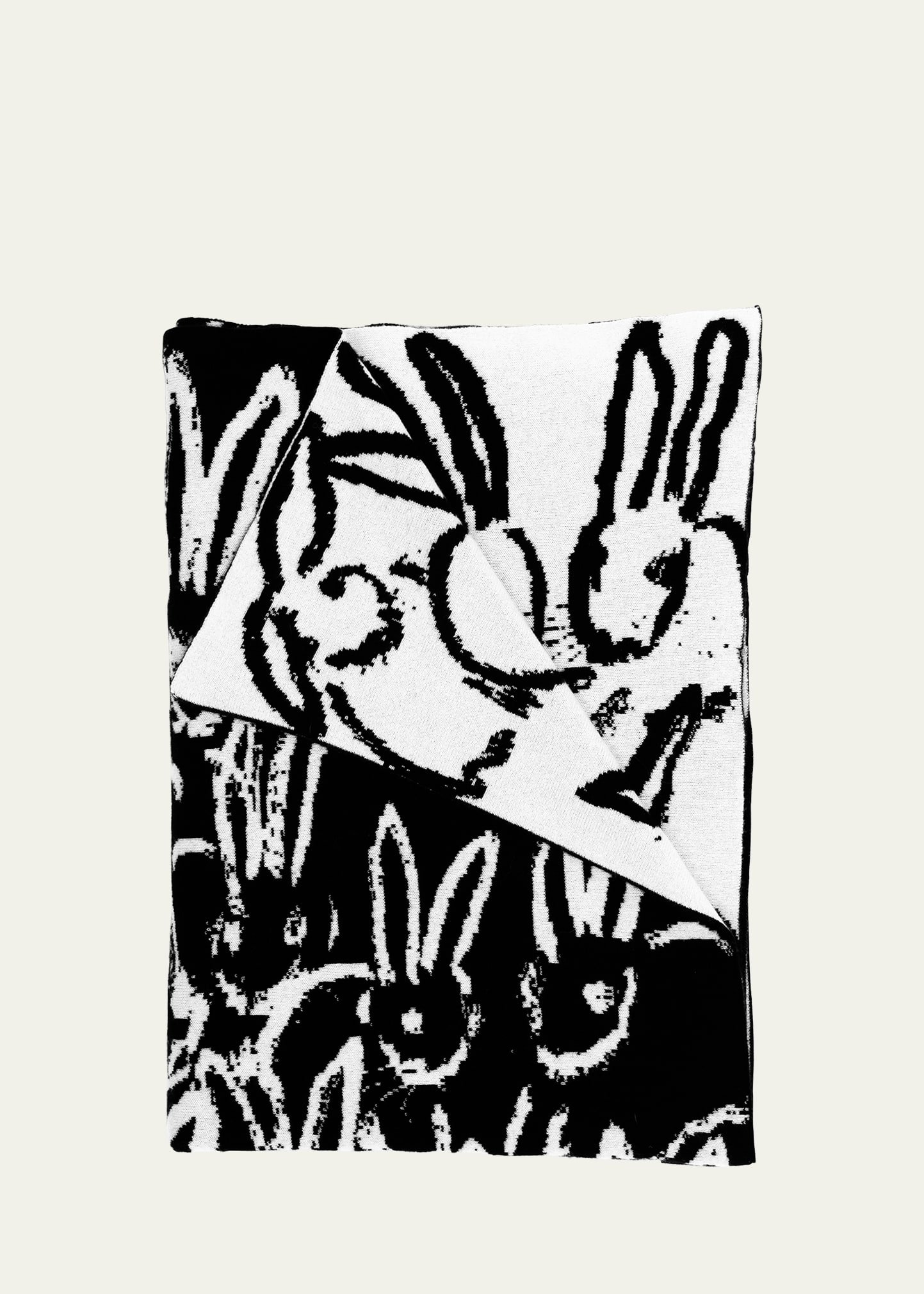 Rabbit Run Reversible Cashmere Throw, 50" x 70"