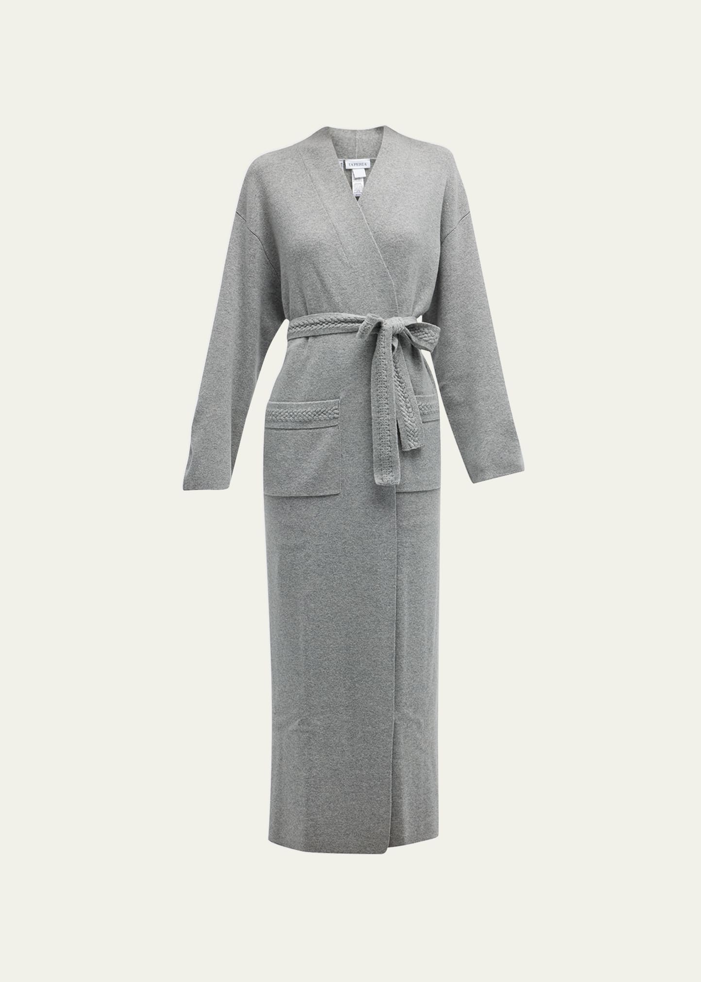 Braided Jewel Wool-Cashmere Robe