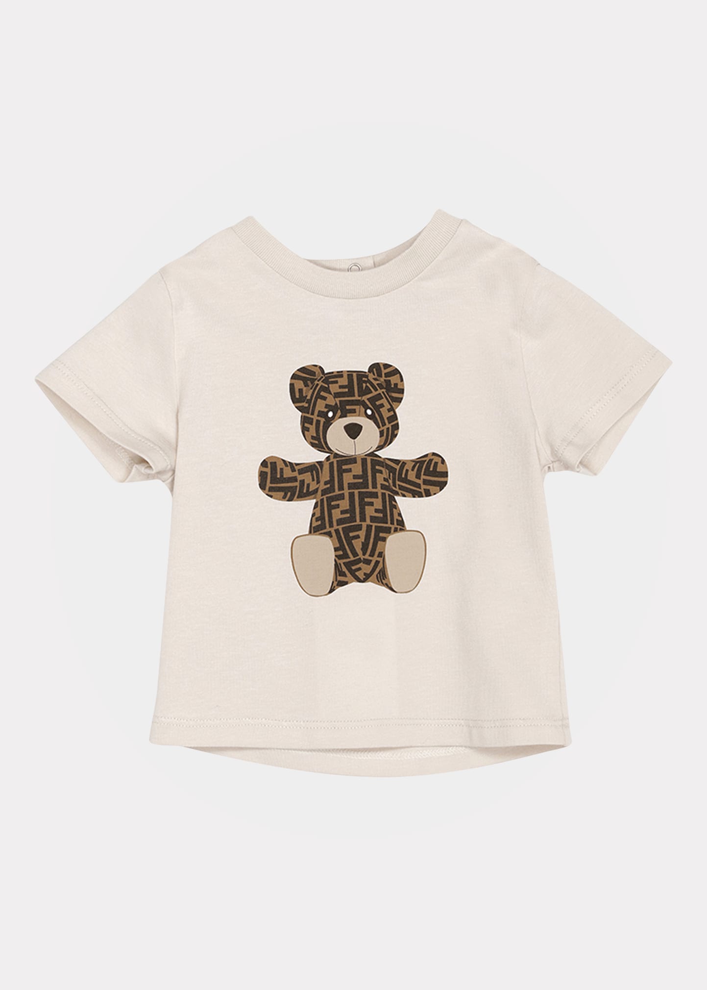 Fendi Kid's Monogram Bear T-Shirt, Size 6M-24M