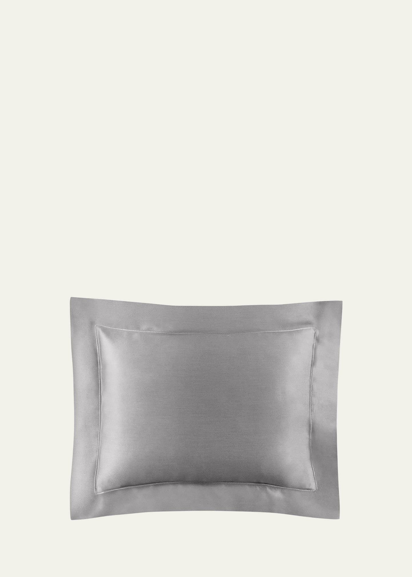 Sferra Giotto Boudoir Sham, 12" X 16" In Gray