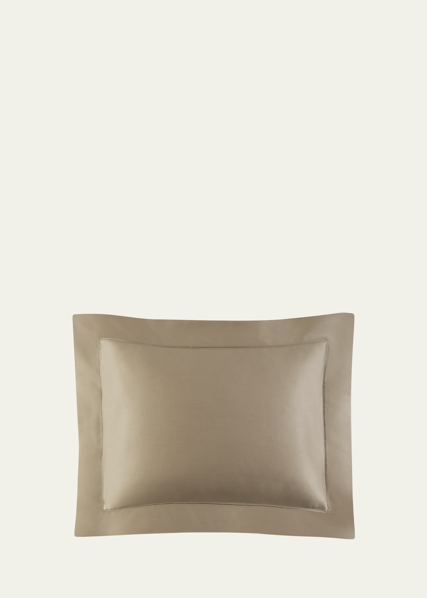 Sferra Giotto Euro Sham, 26"sq. In Dark Khaki