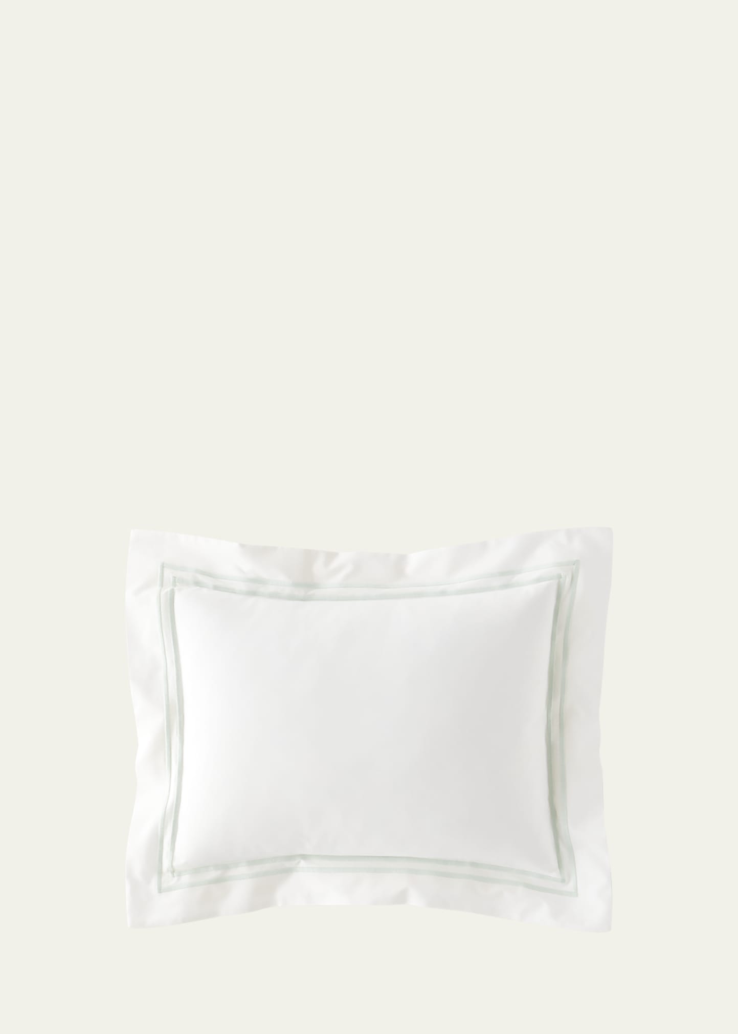 Sferra Grande Hotel Boudoir Sham, 12" X 16" In White/mist