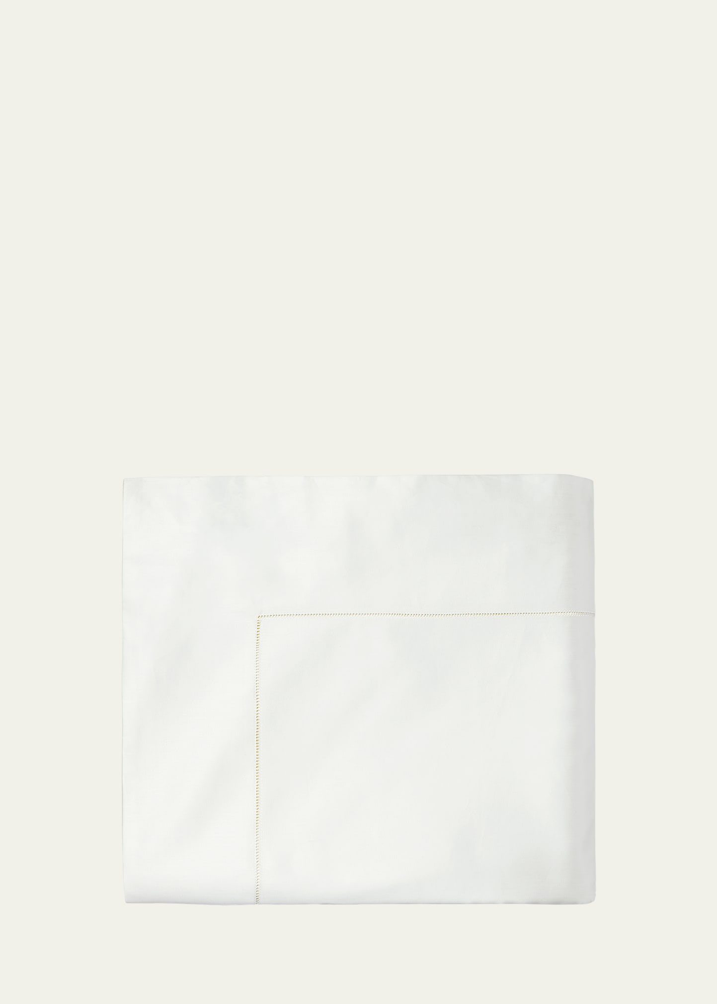 Sferra Fiona Full/queen Flat Sheet In Ivory