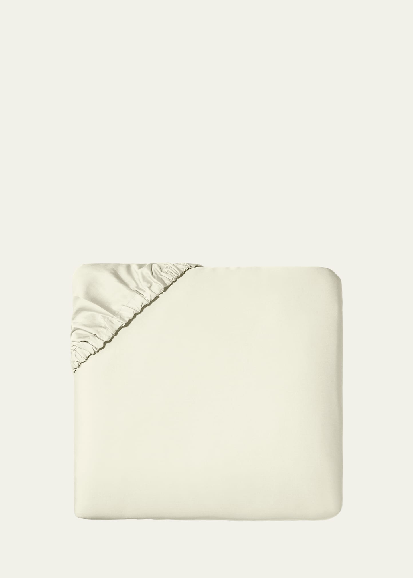 Sferra Fiona King Fitted Sheet, 78" X 80" X 17" In Ivory