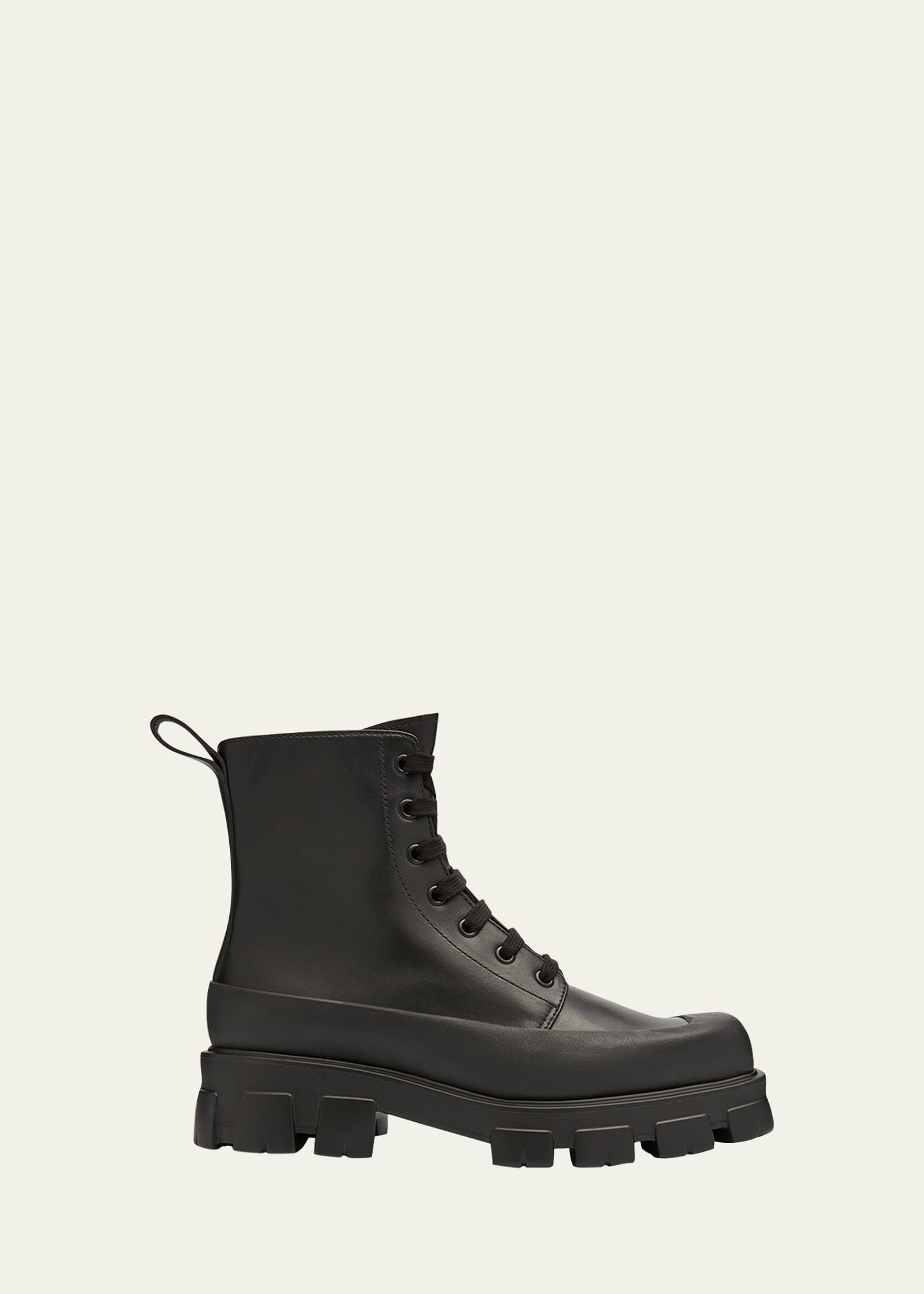 Prada Tronchetti Boots In Nero