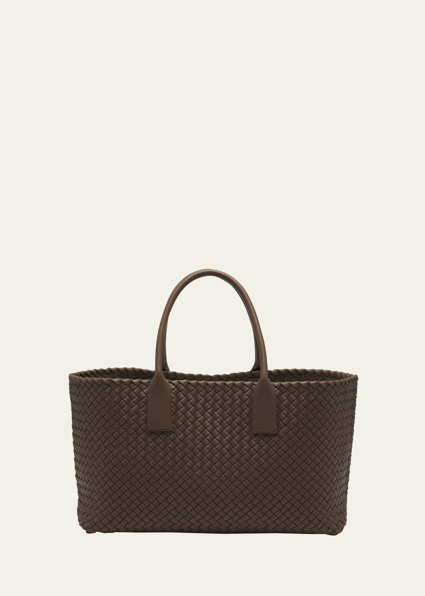 Bottega Veneta Cabat Medium Intrecciato East-west Tote Bag In 2650 Wood