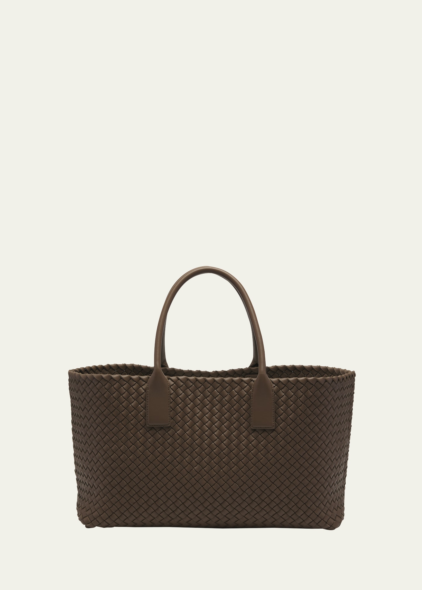 Bottega Veneta Cabat Medium Intrecciato East-west Tote Bag In 2650 Wood