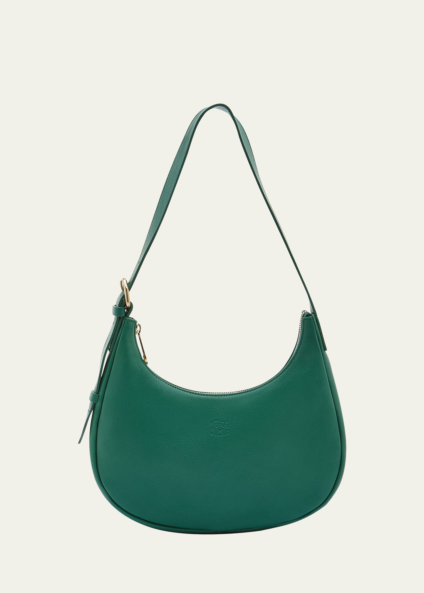 Shop Il Bisonte Belcanto Small Zip Shoulder Bag In Emerald