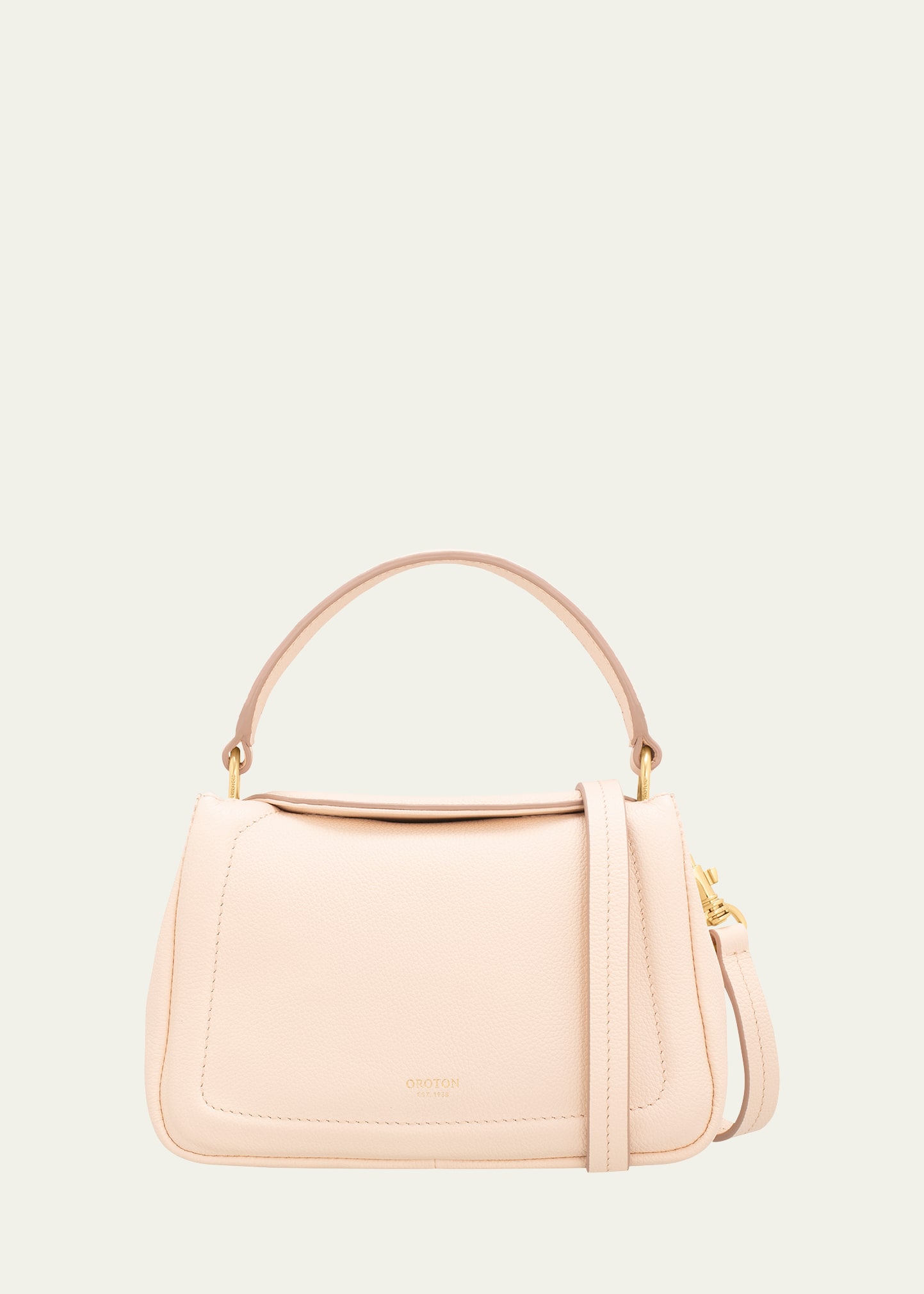 Oroton Reed Small Day Top-handle Bag In Sorbet