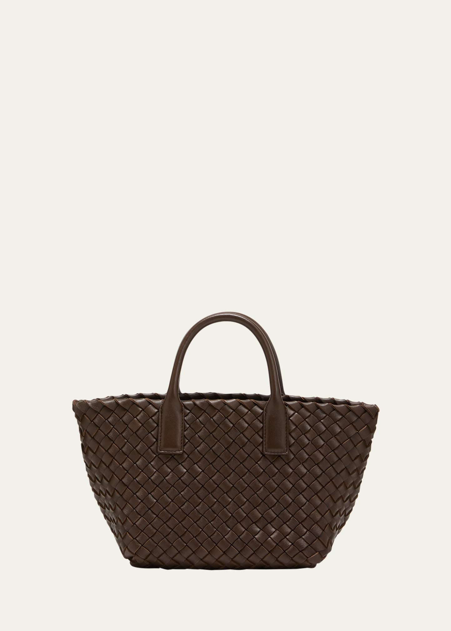 Bottega Veneta Mini Cabat Lambskin Tote Bag In 2016 Light Brown