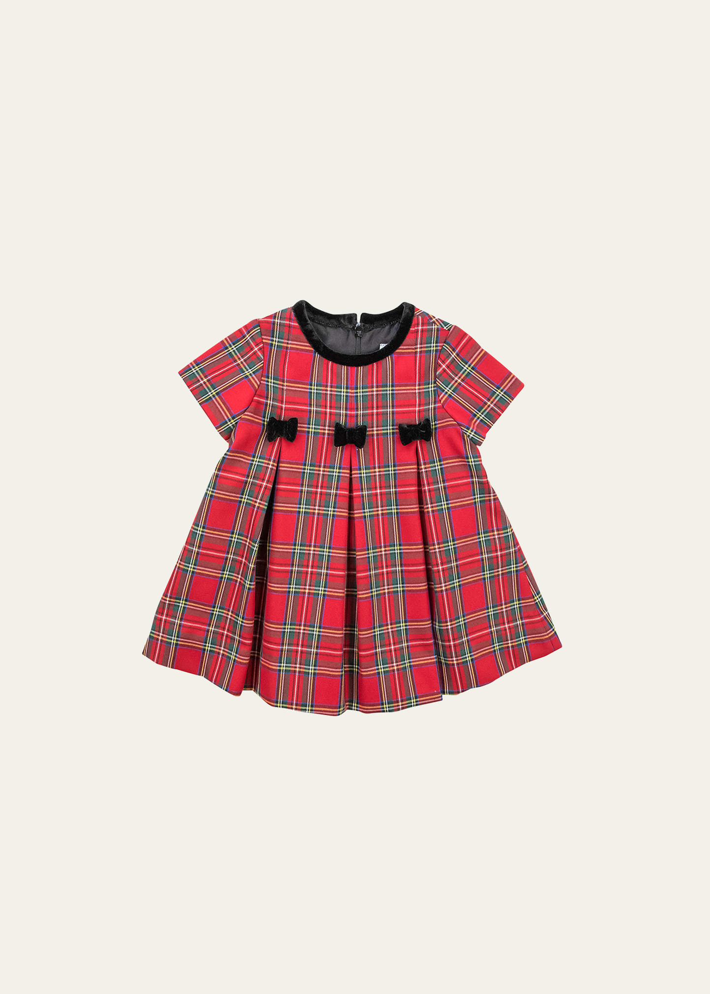 Florence Eiseman Girl's Pleated Plaid Dress, Size 2-4