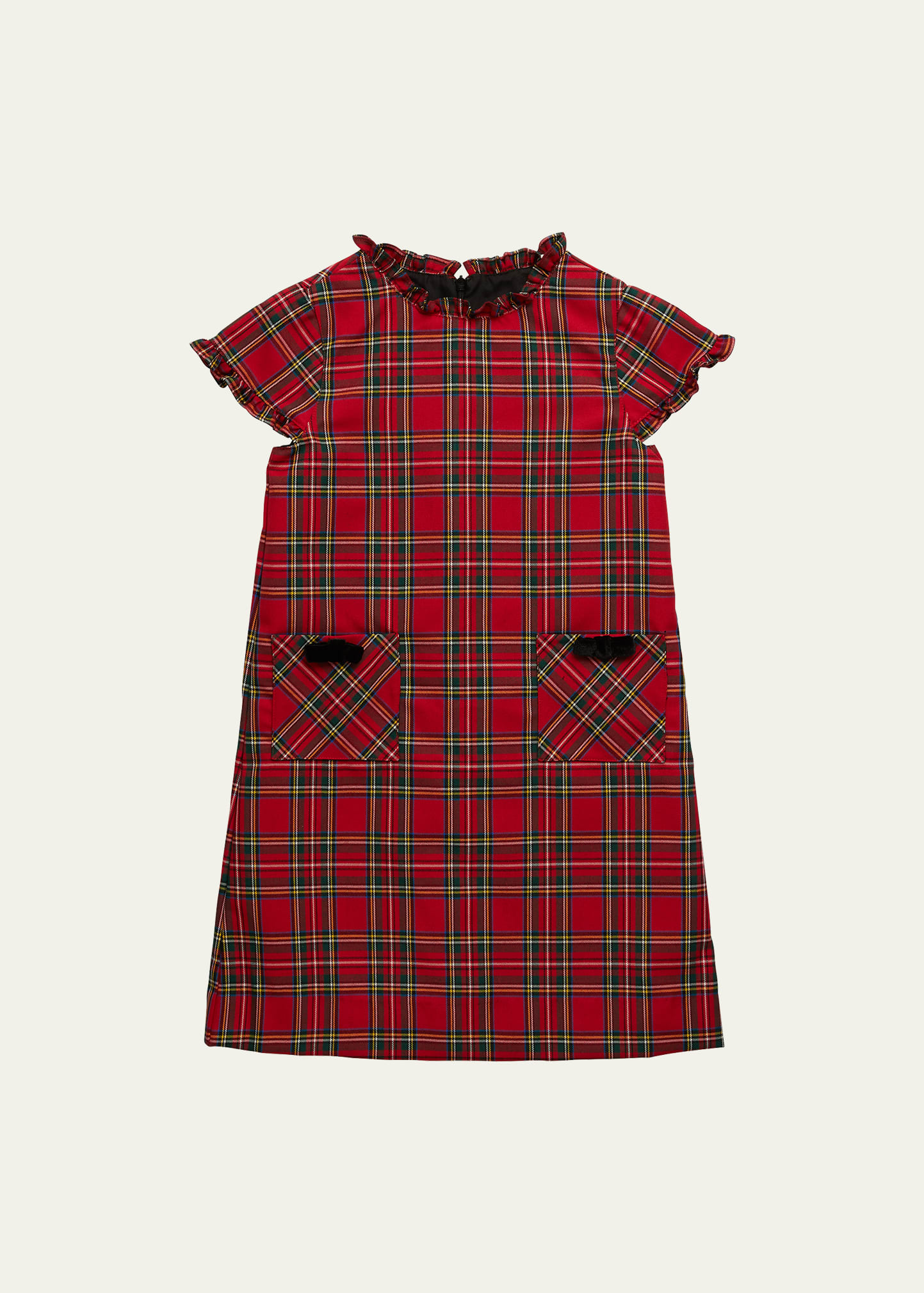 Florence Eiseman Girl's Tartan Plaid Dress, Size 4-6X
