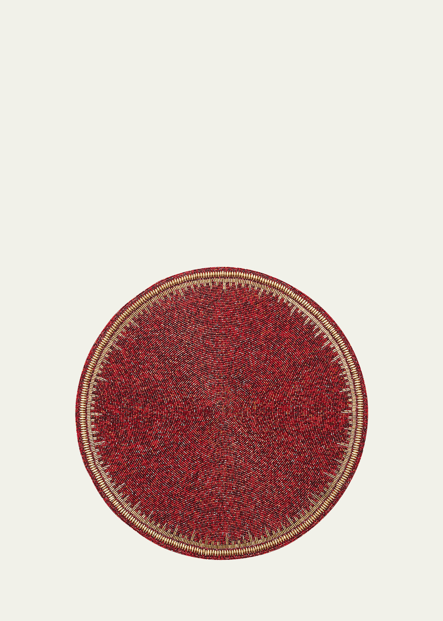 Kim Seybert Enamor Placemat In Red/gold