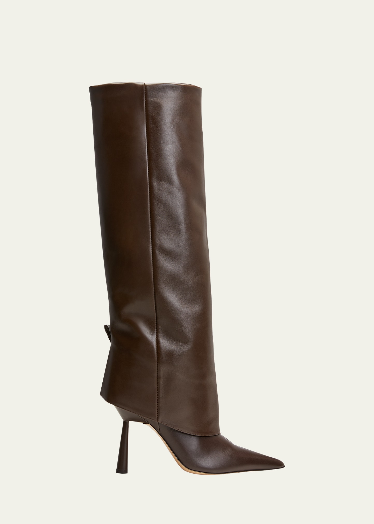 GIA/RHW Rosie Pointed Leather Knee Boots