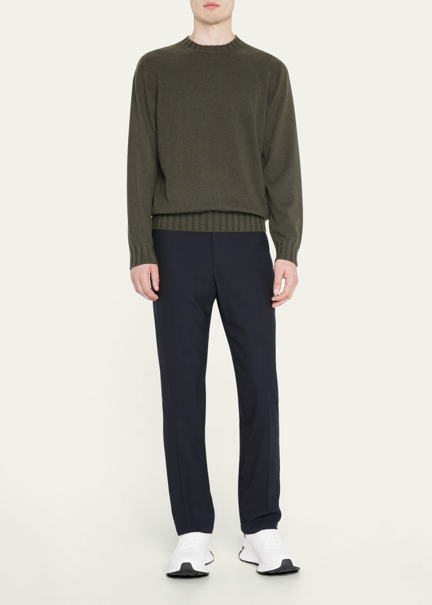 Cesare Attolini Men's Cashmere Crewneck Sweater