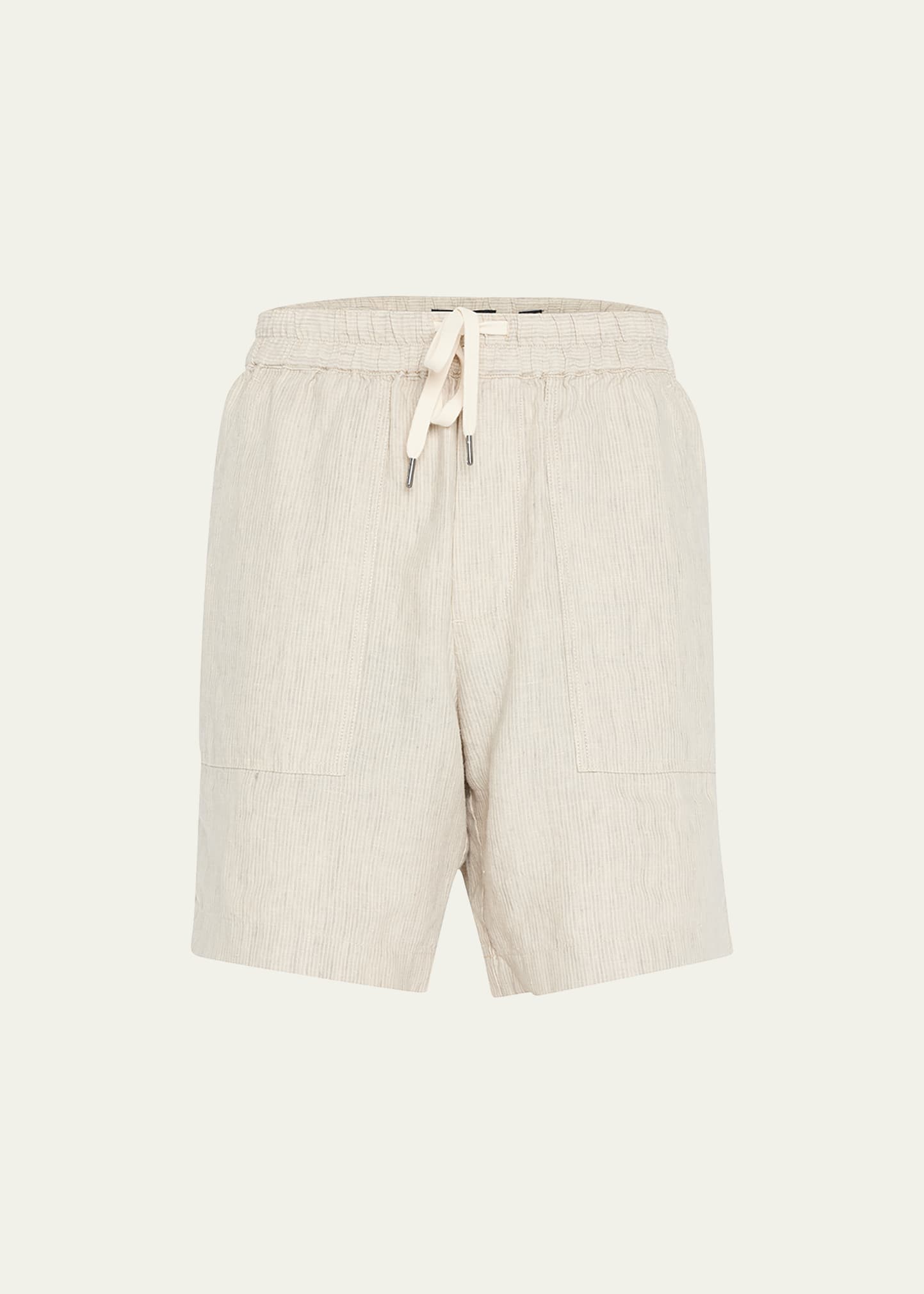 Men's Hemp Micro-Stripe Shorts