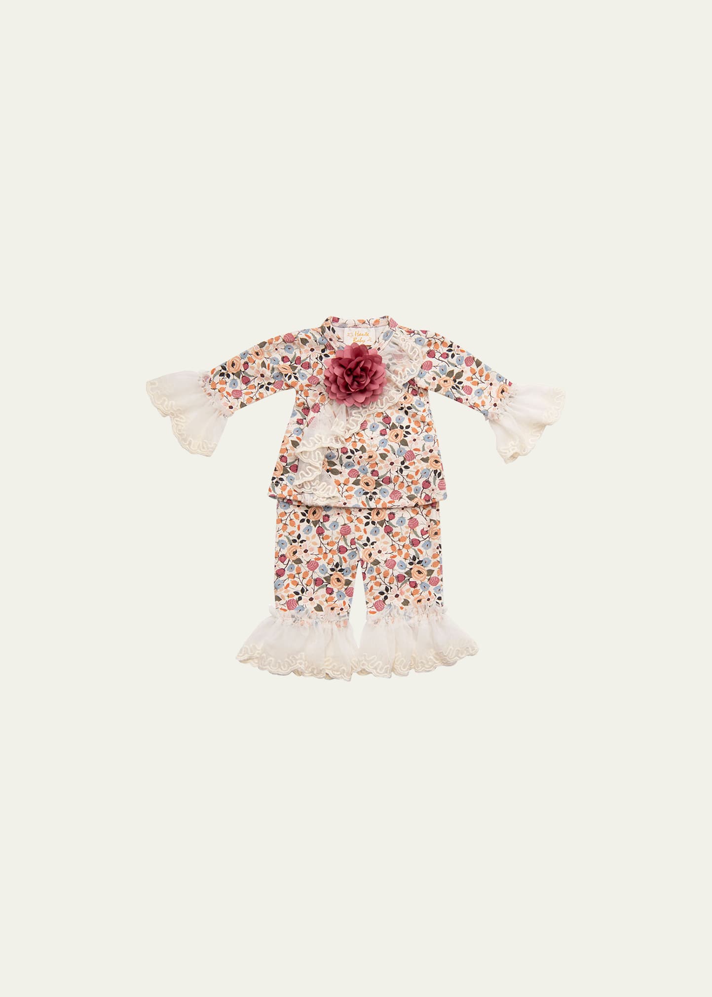 Girl's Harvest Dream Bubble Print Set, Size Newborn-12M