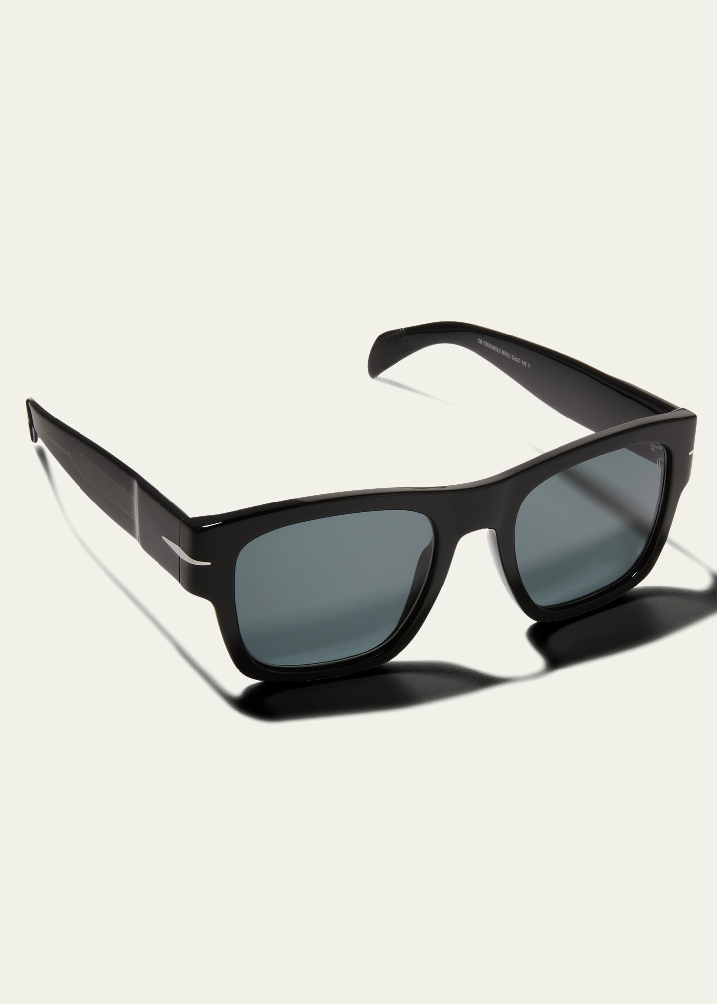 David Beckham Men's Square Acetate Sunglasses