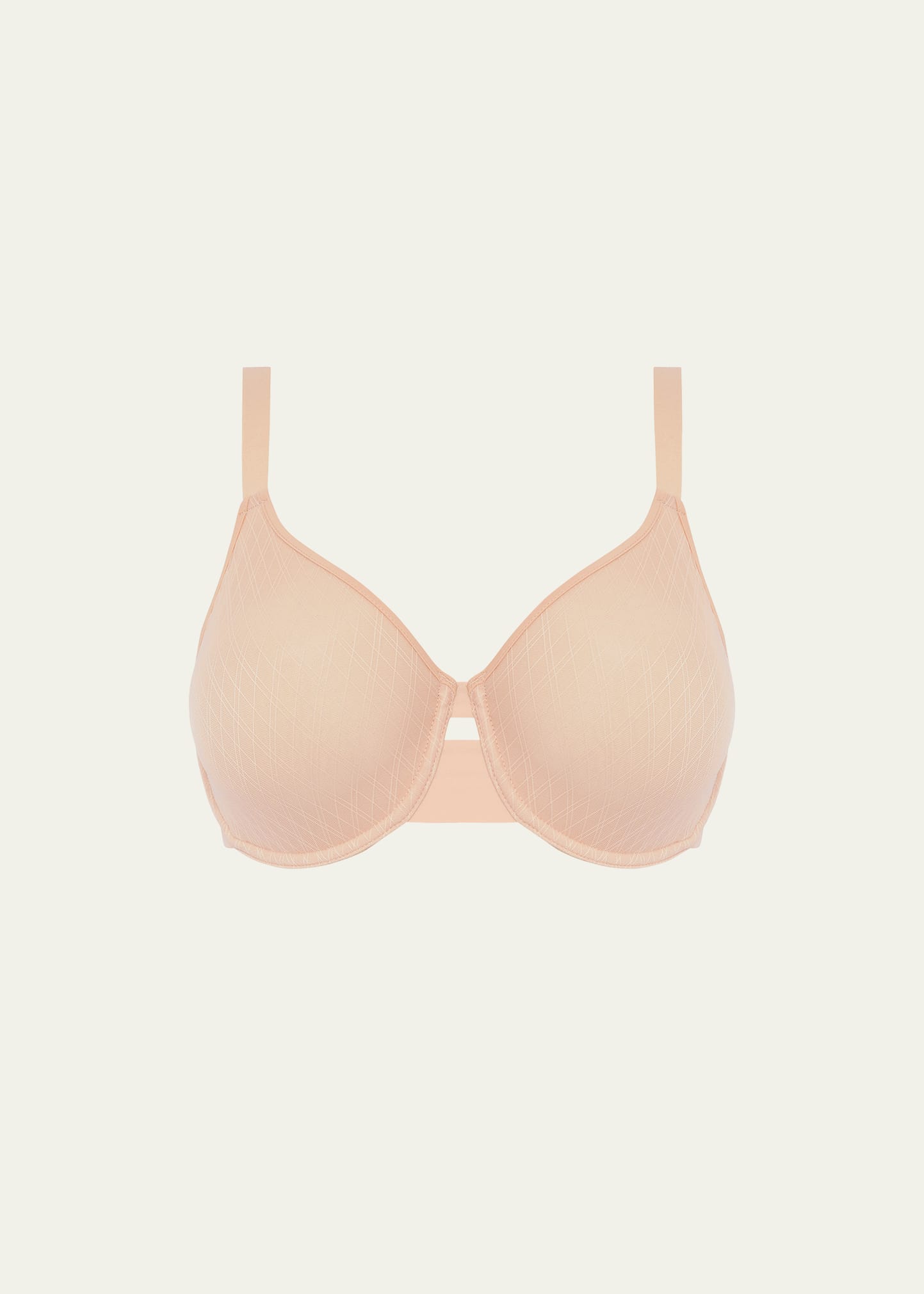 Chantelle Smooth Lines Seamless Minimizer Bra In Nude Blush