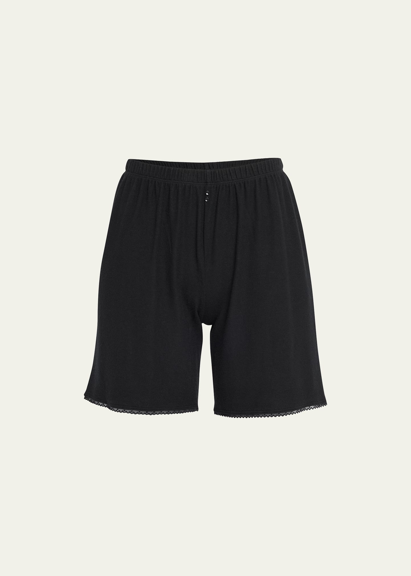 Andine River Lace-Trim Shorts