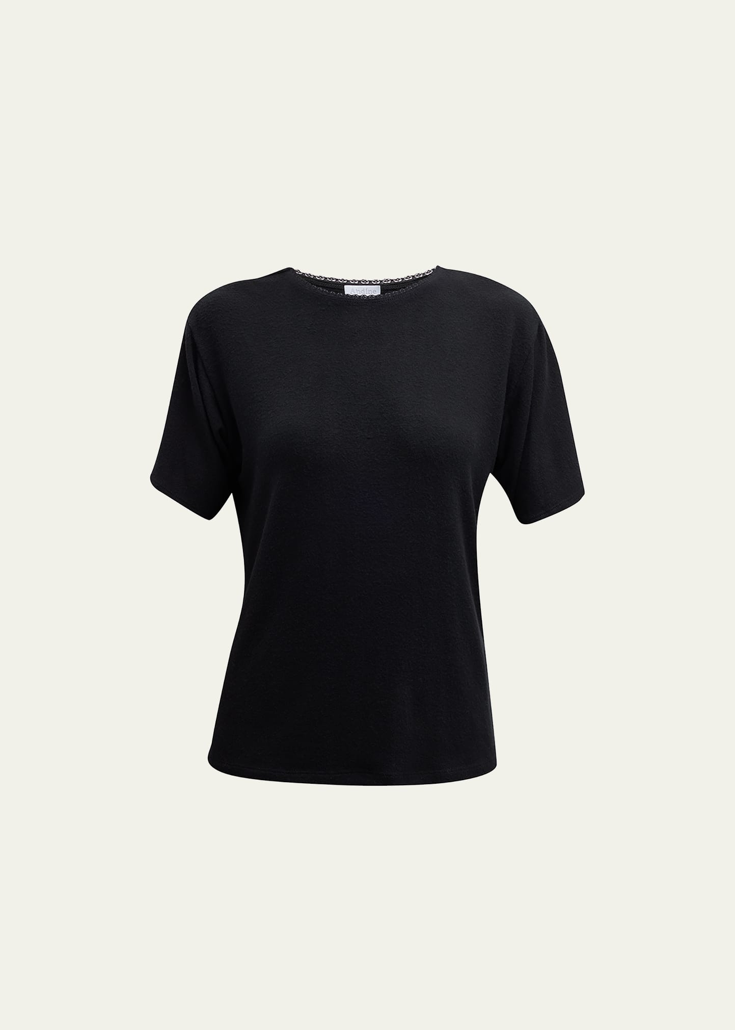 Esme Lace-Trim Crewneck T-Shirt