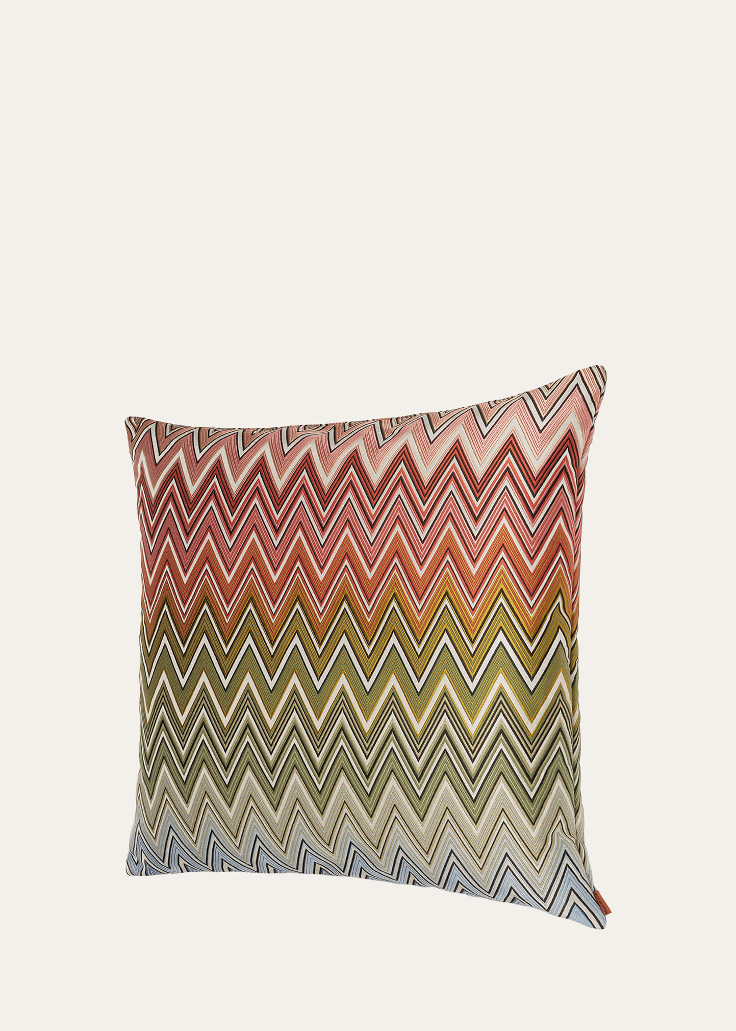 Shop Missoni Birmingham Cushion, 24" In Fuxia Multi