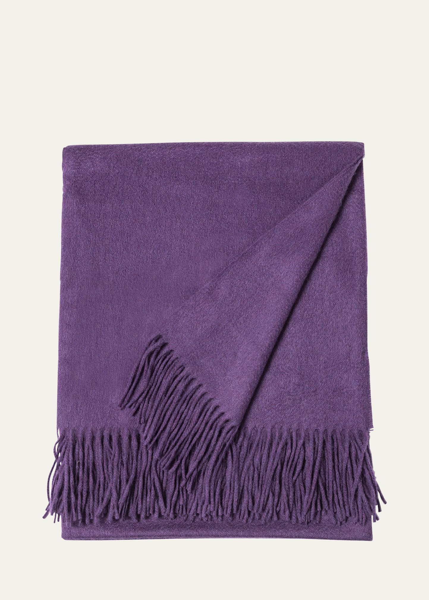 Bergdorf Goodman Trentino Throw Blanket In Purple