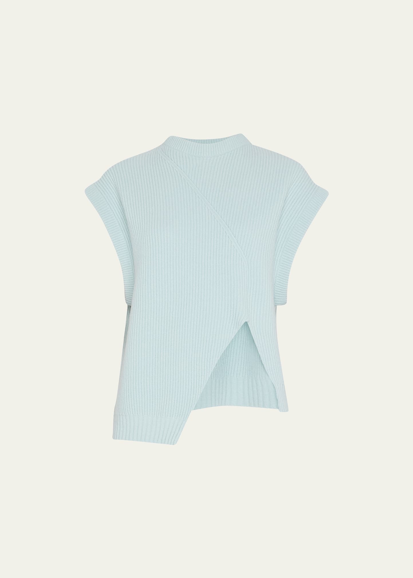 ROHE LICA ASYMMETRIC CREWNECK SWEATER