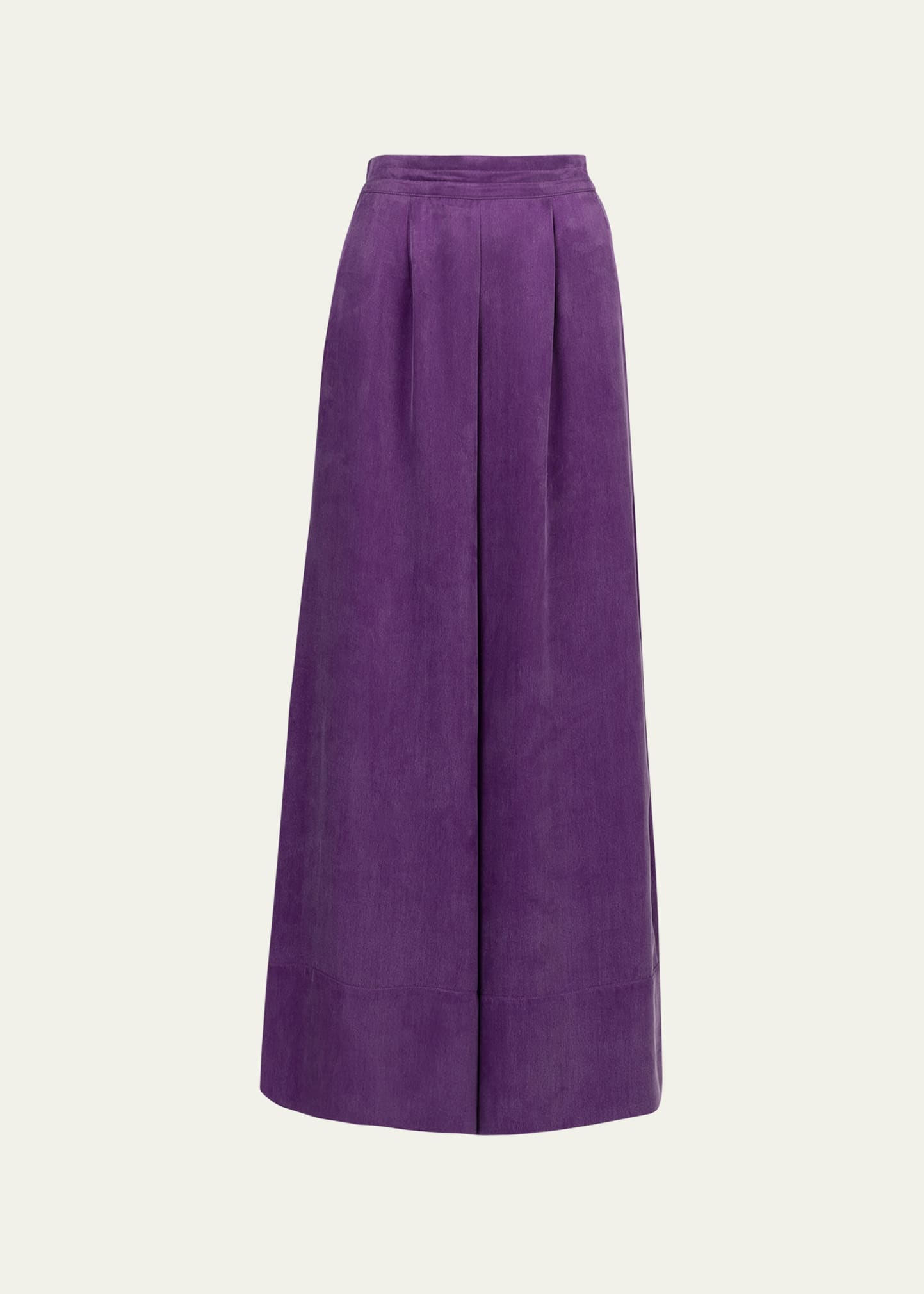 Niluu Harper Wide-leg Pants In Purple