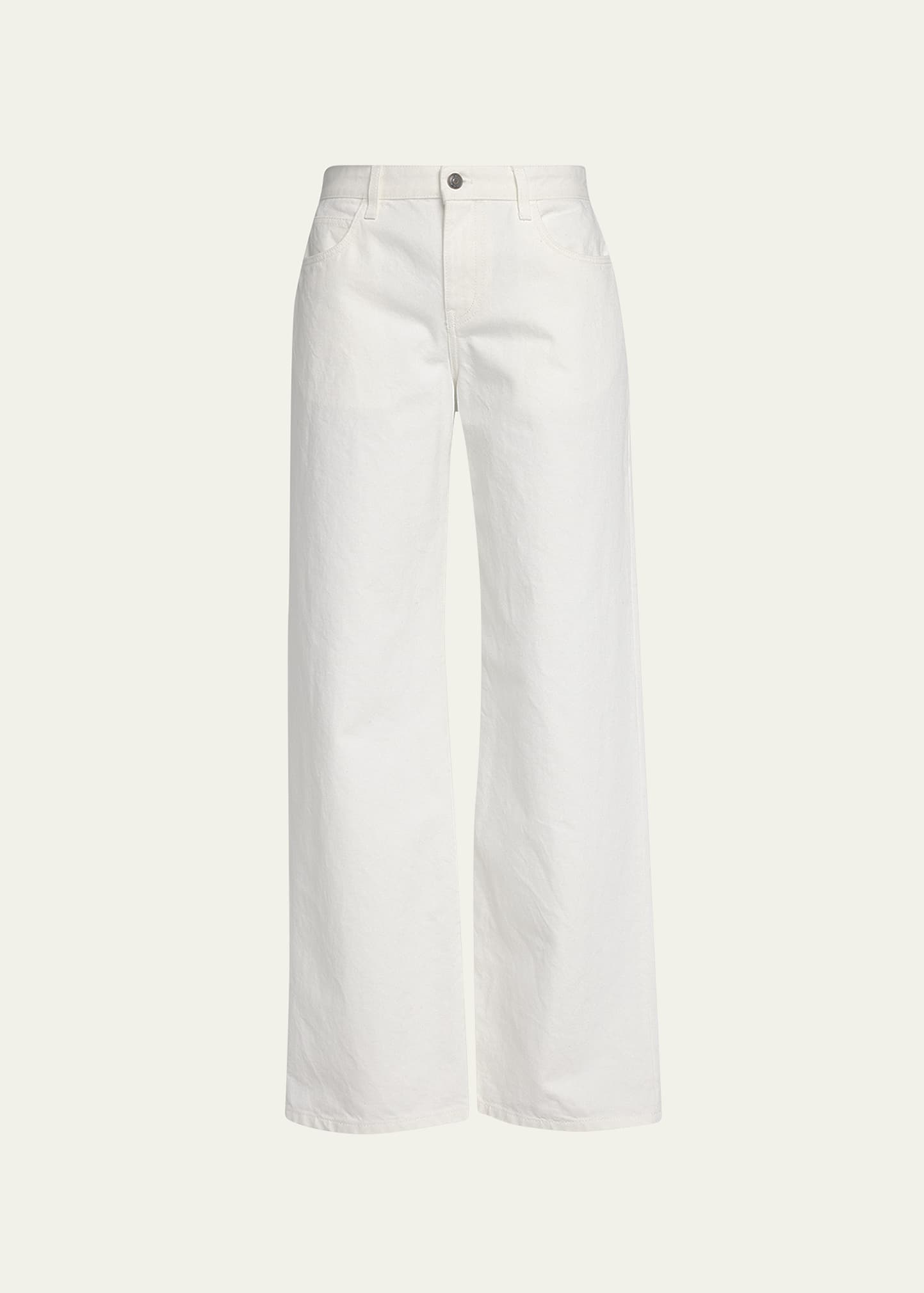 The Row Wide-leg Egli Jean White In White