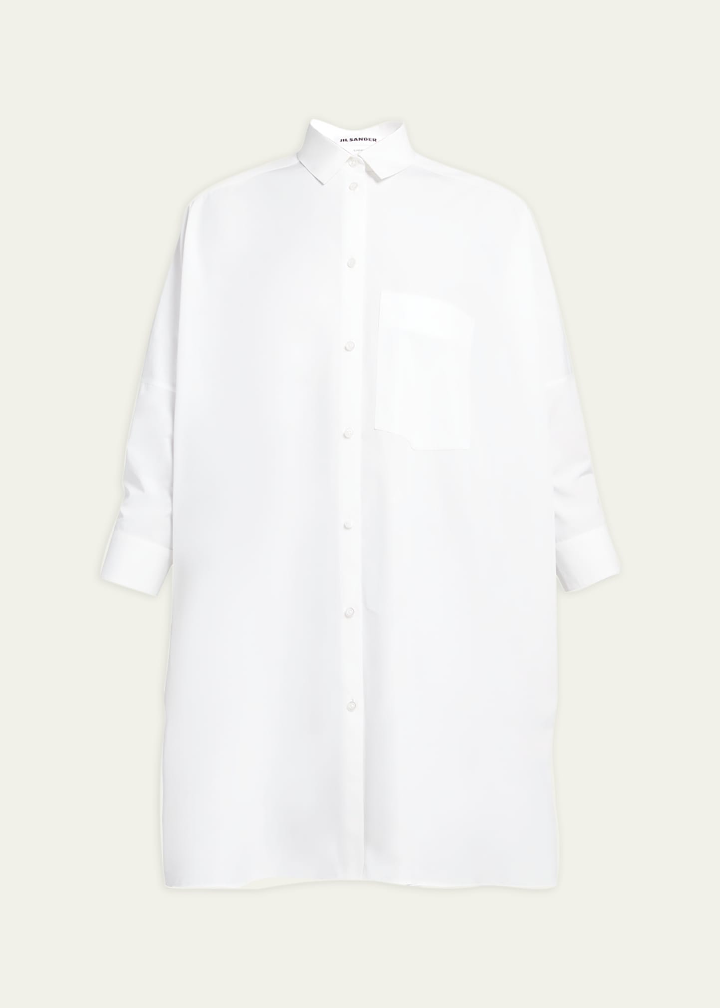 Sunday Button-Front Poplin Shirt