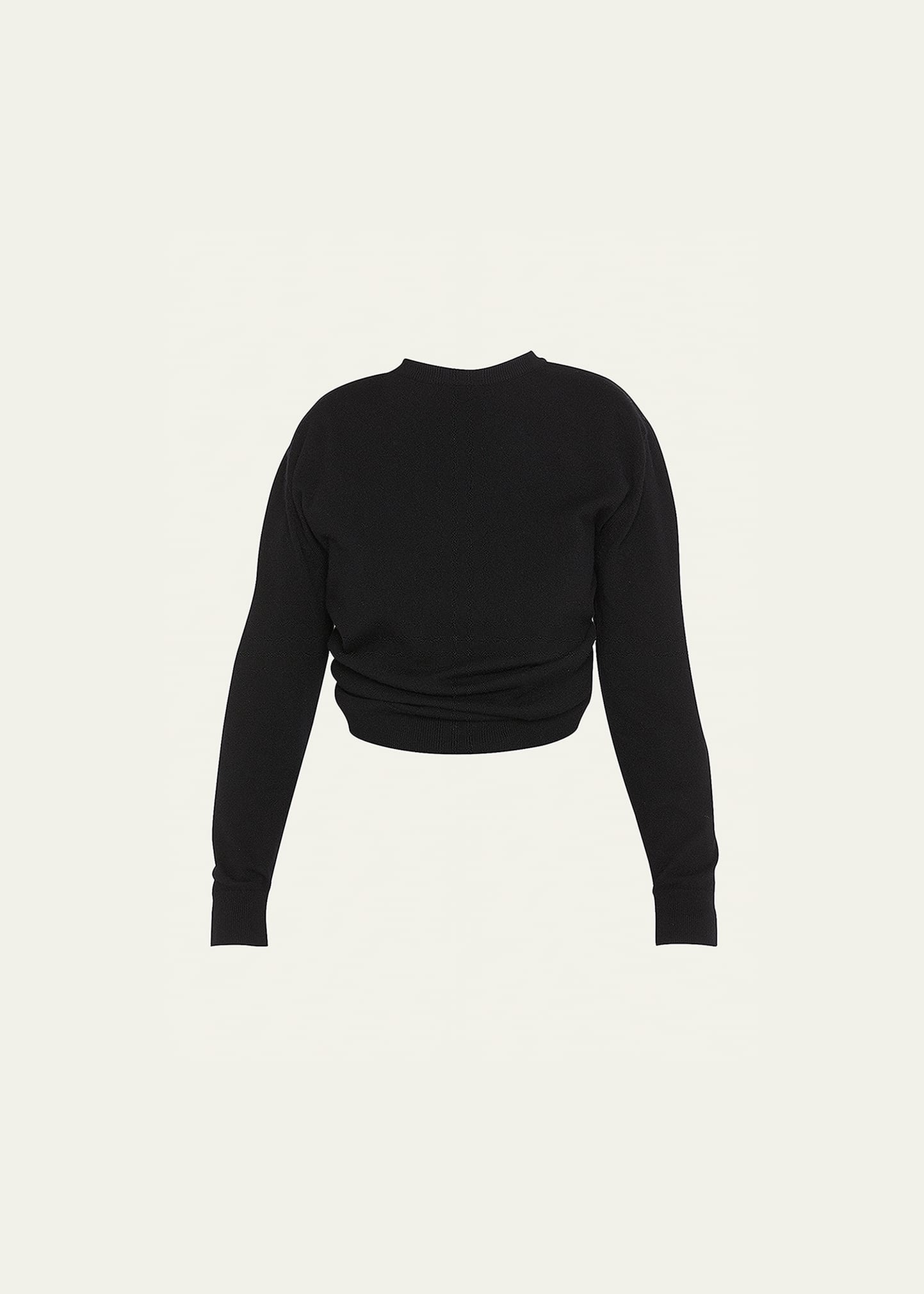 The Row Laris Twisted Cashmere Sweater In Black